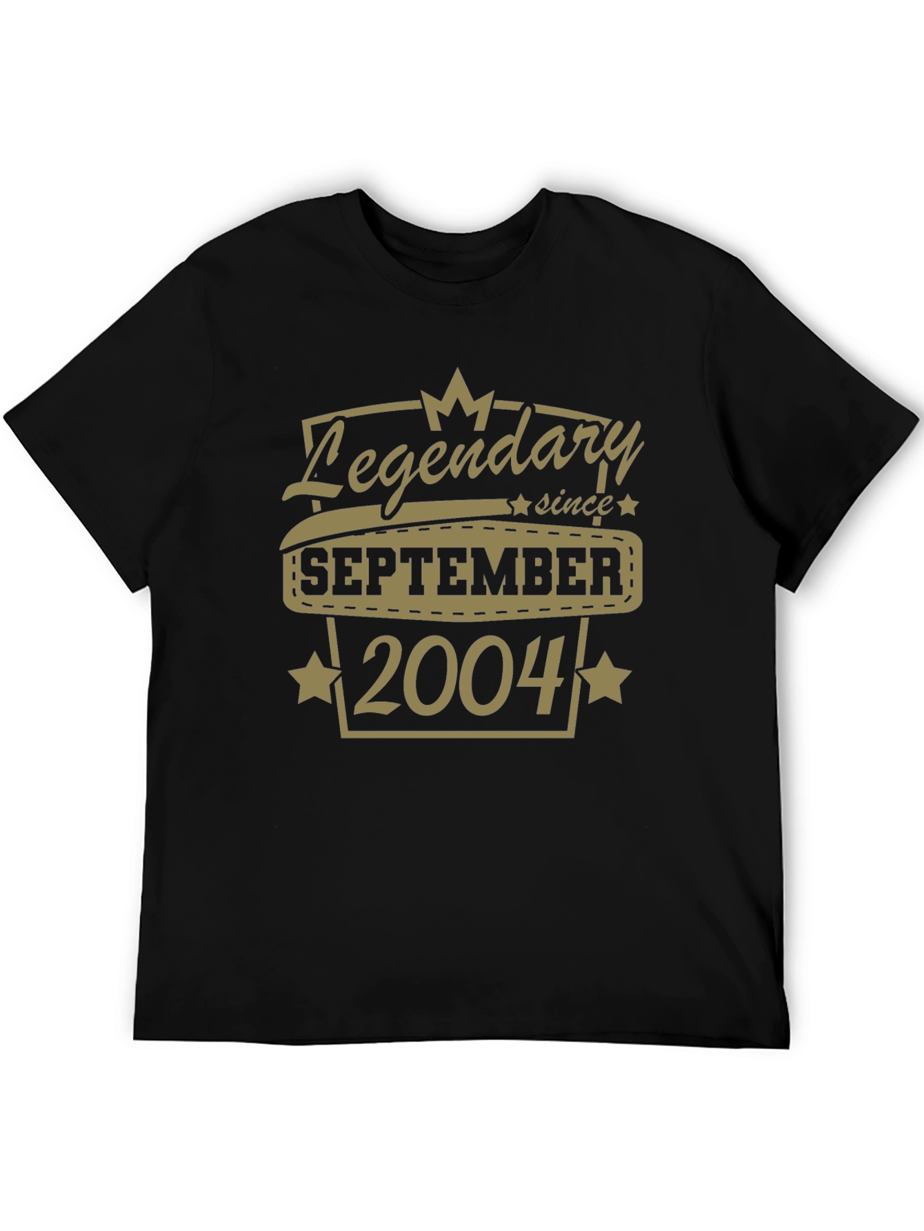 Black Legendary Since September 2004 Black T-Shirt view 5