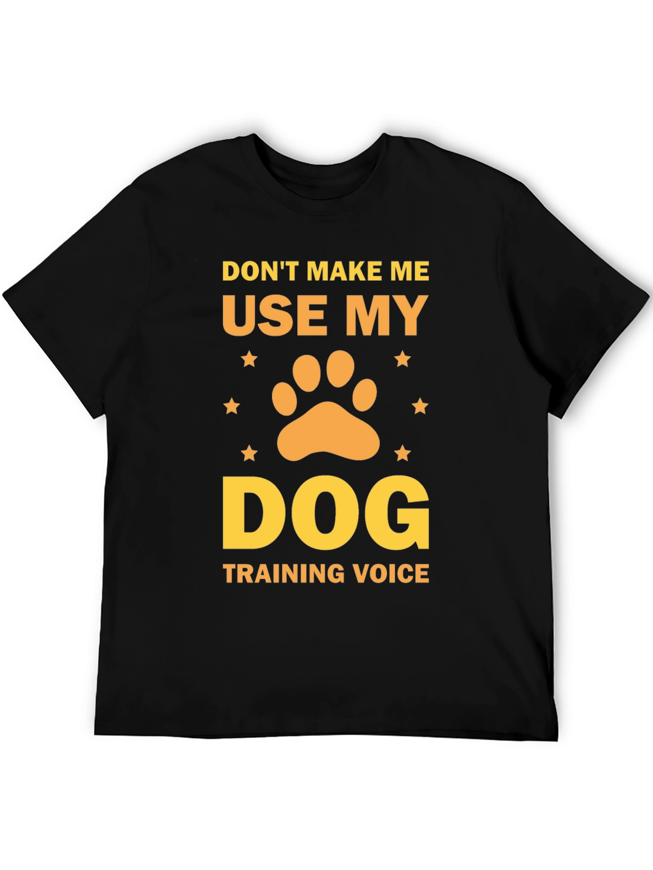 Black Dog Training Voice T-Shirt - Novelty Tee view 5