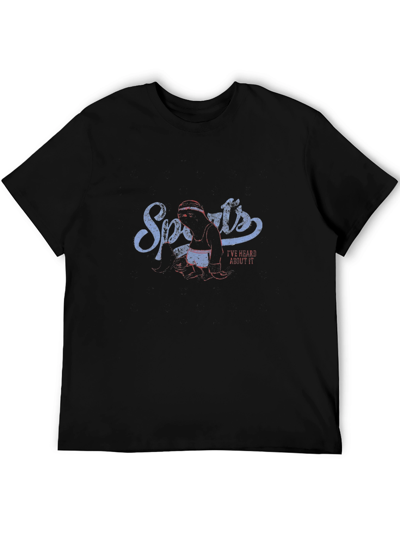 Black Sports I've Heard About It Black T-Shirt view 5