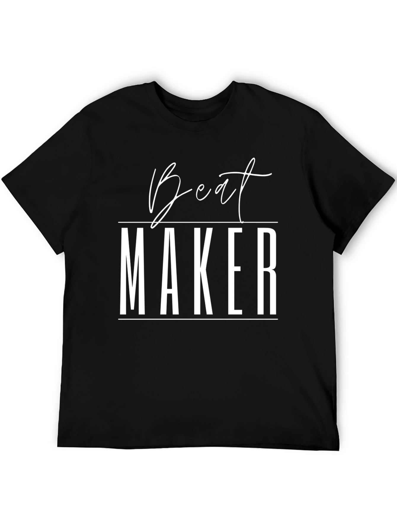 Black Beat Maker Graphic Tee - Stylish Music Producer Shirt view 5