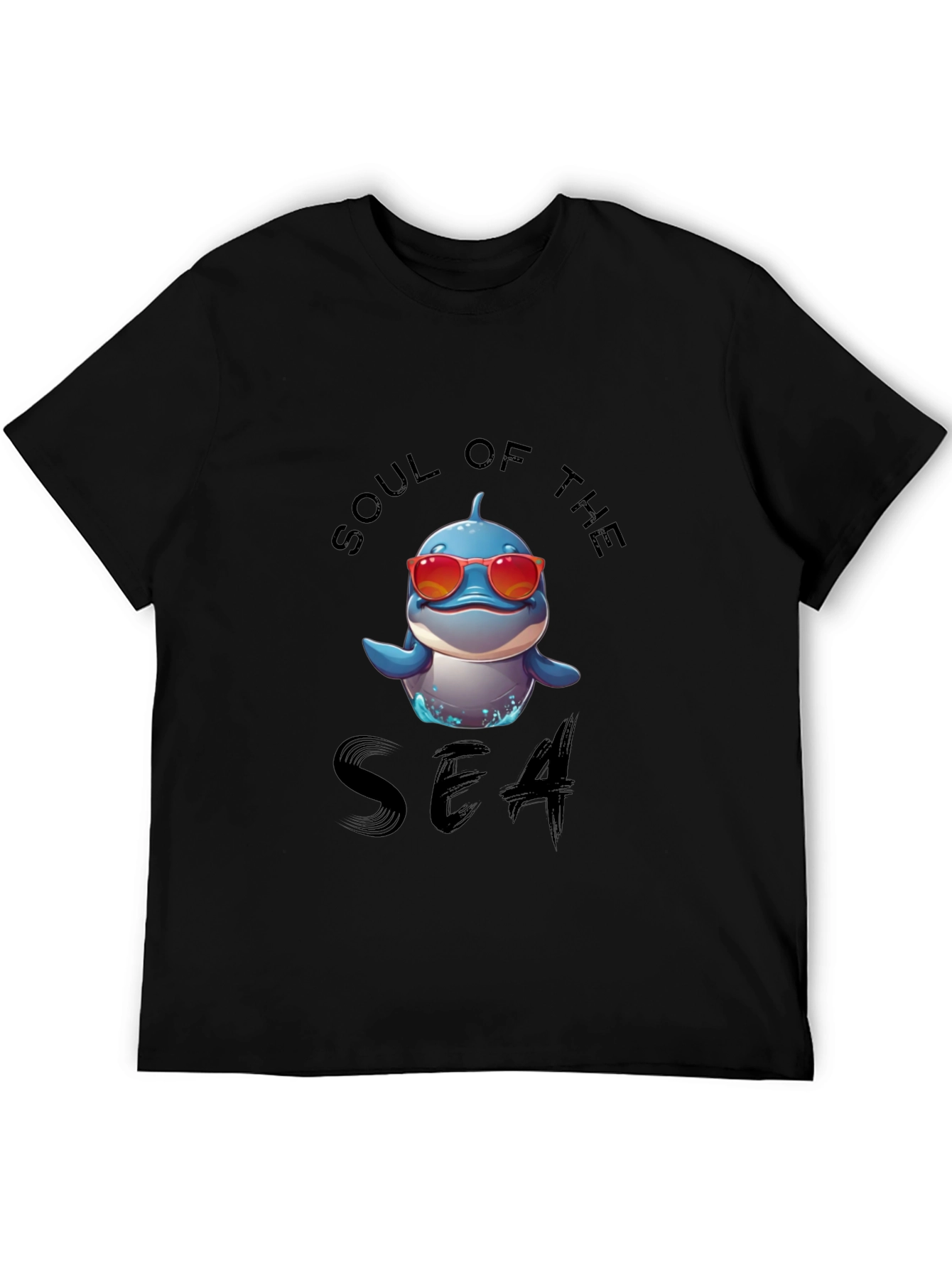 Soul of the Sea Dolphin Graphic T-Shirt - 5