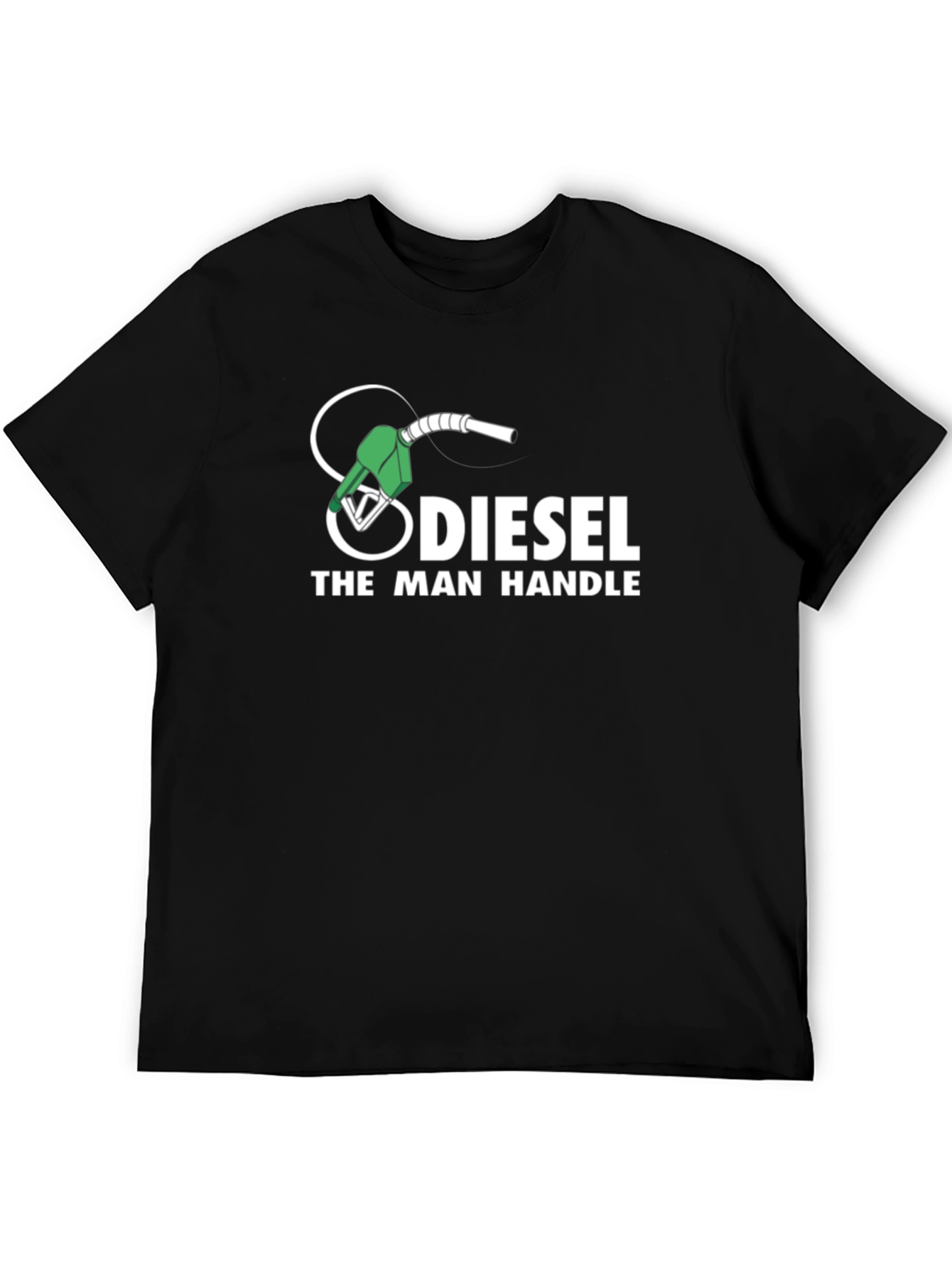 Black Diesel The Man Handle T-Shirt - Black view 5