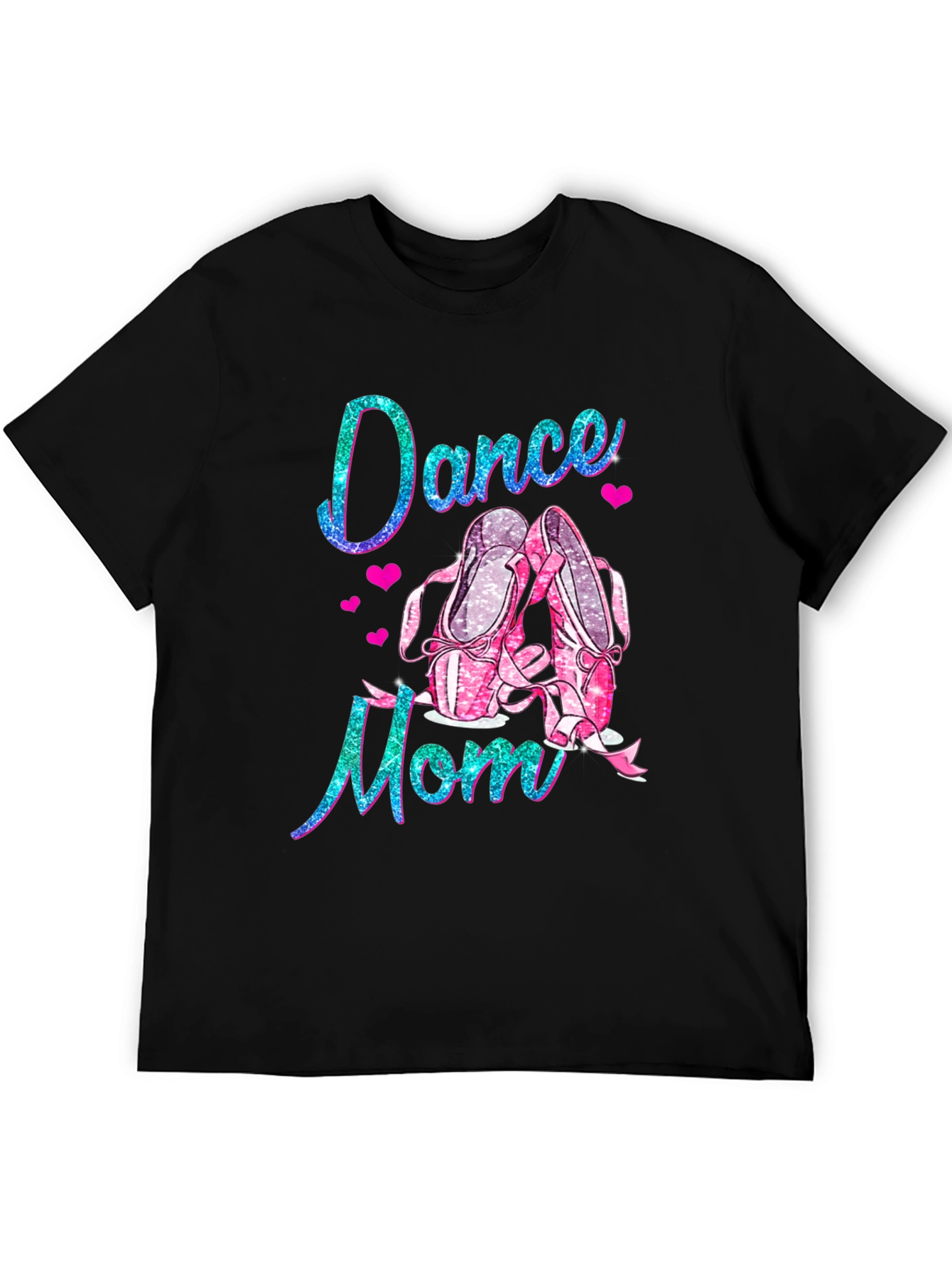 Dance Mom Tee: Glitter Ballet Shoes T-Shirt - 5