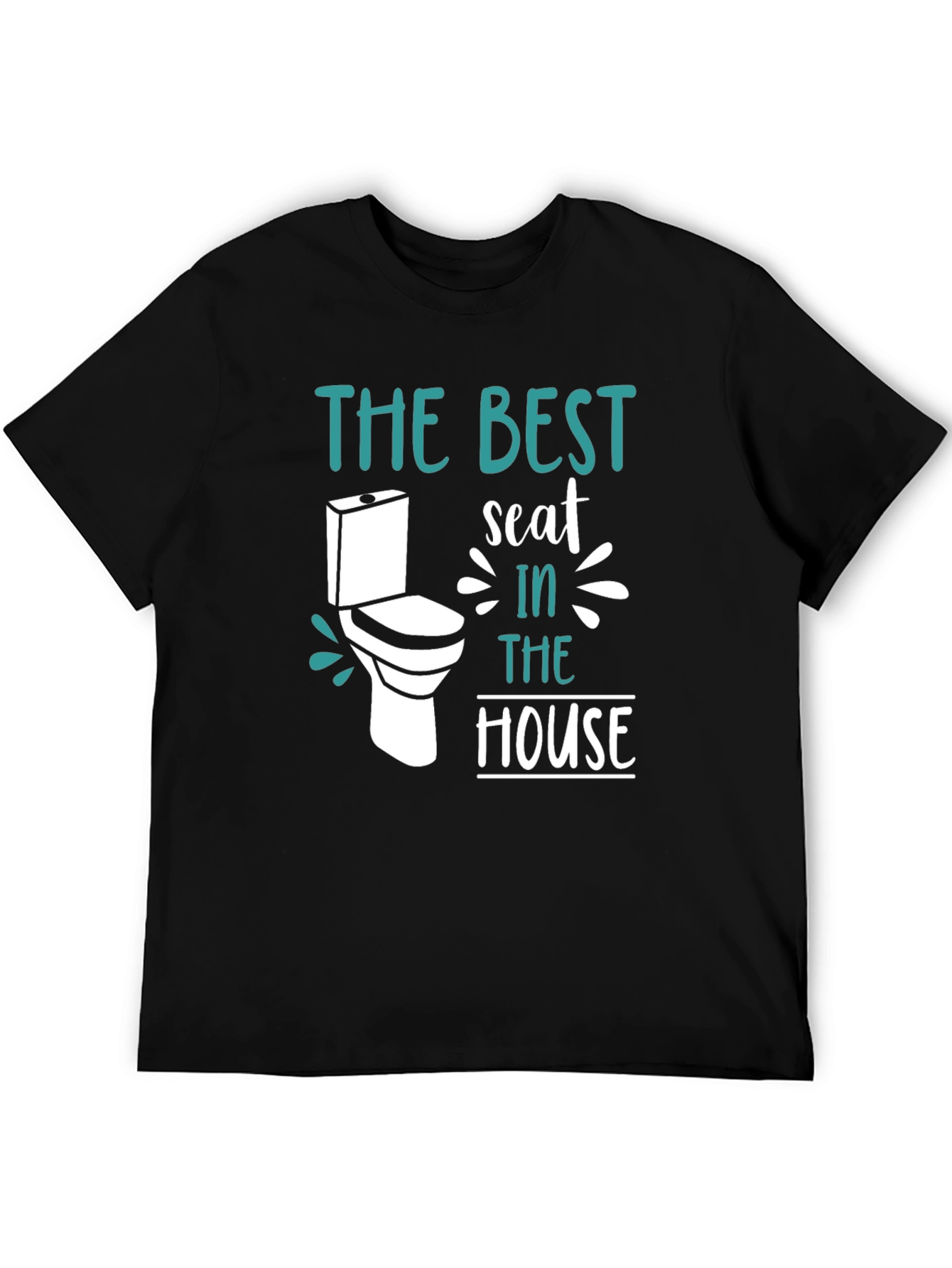 Black Best Seat in the House Graphic T-Shirt view 5