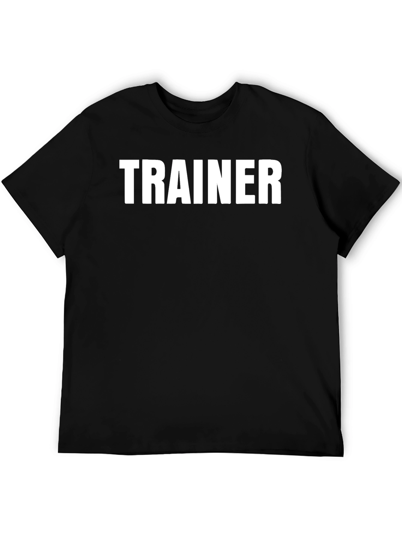 Black Trainer Crewneck T-Shirt - Black view 5