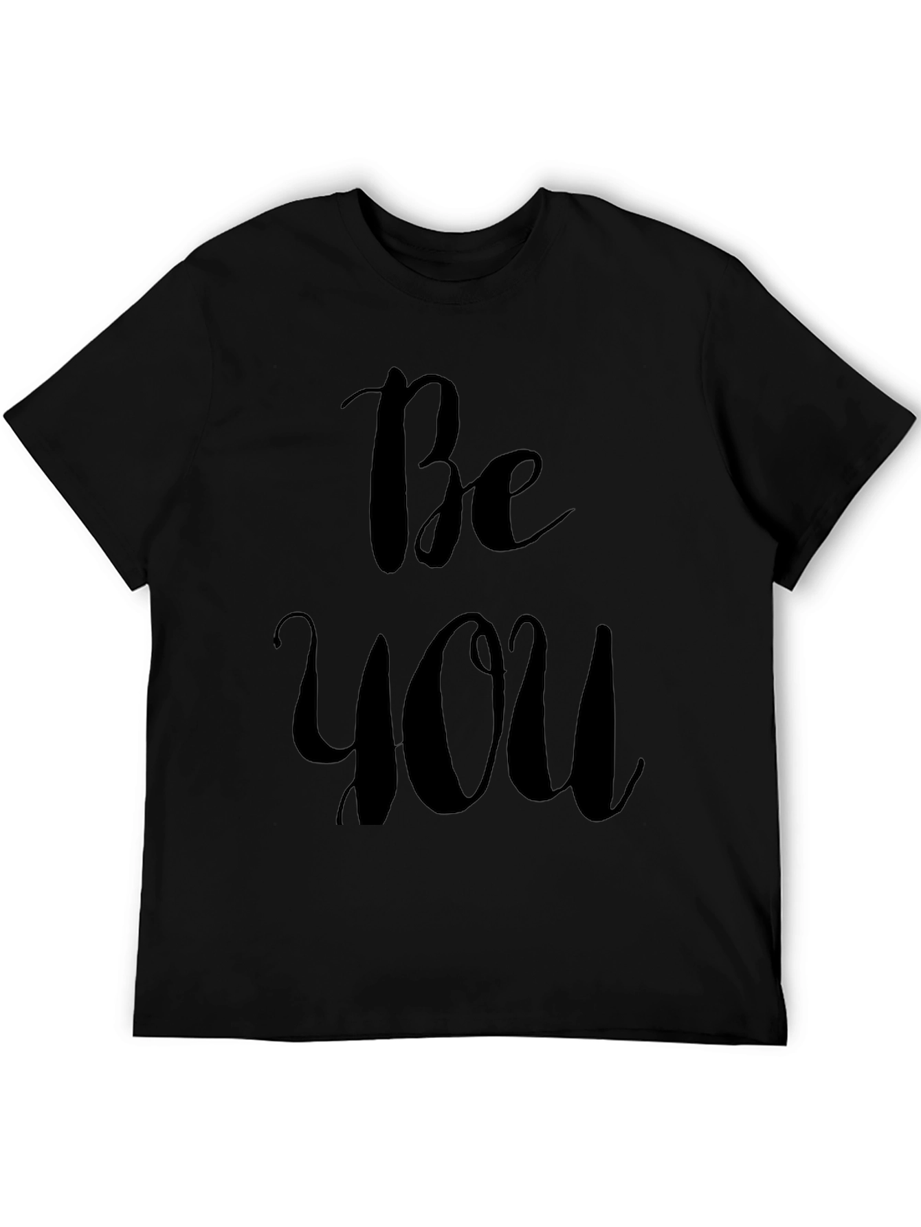 Black Be You Black Graphic T-Shirt view 5