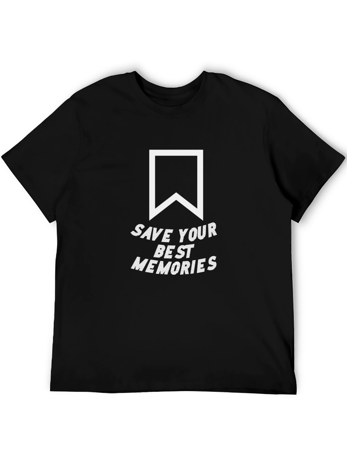 Black Save Your Best Memories T-Shirt view 5