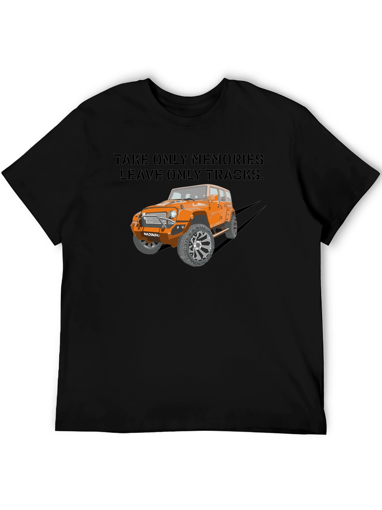 Black Off-Road Adventure T-Shirt - Take Only Memories view 5