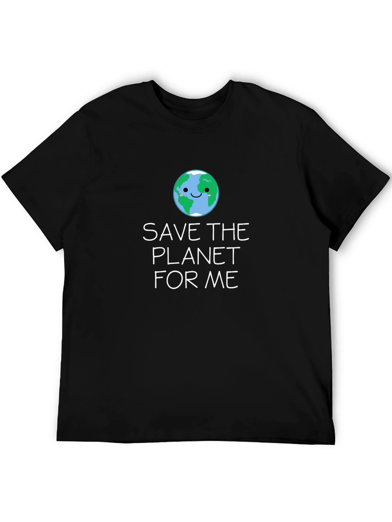 Black Save the Planet T-Shirt view 5