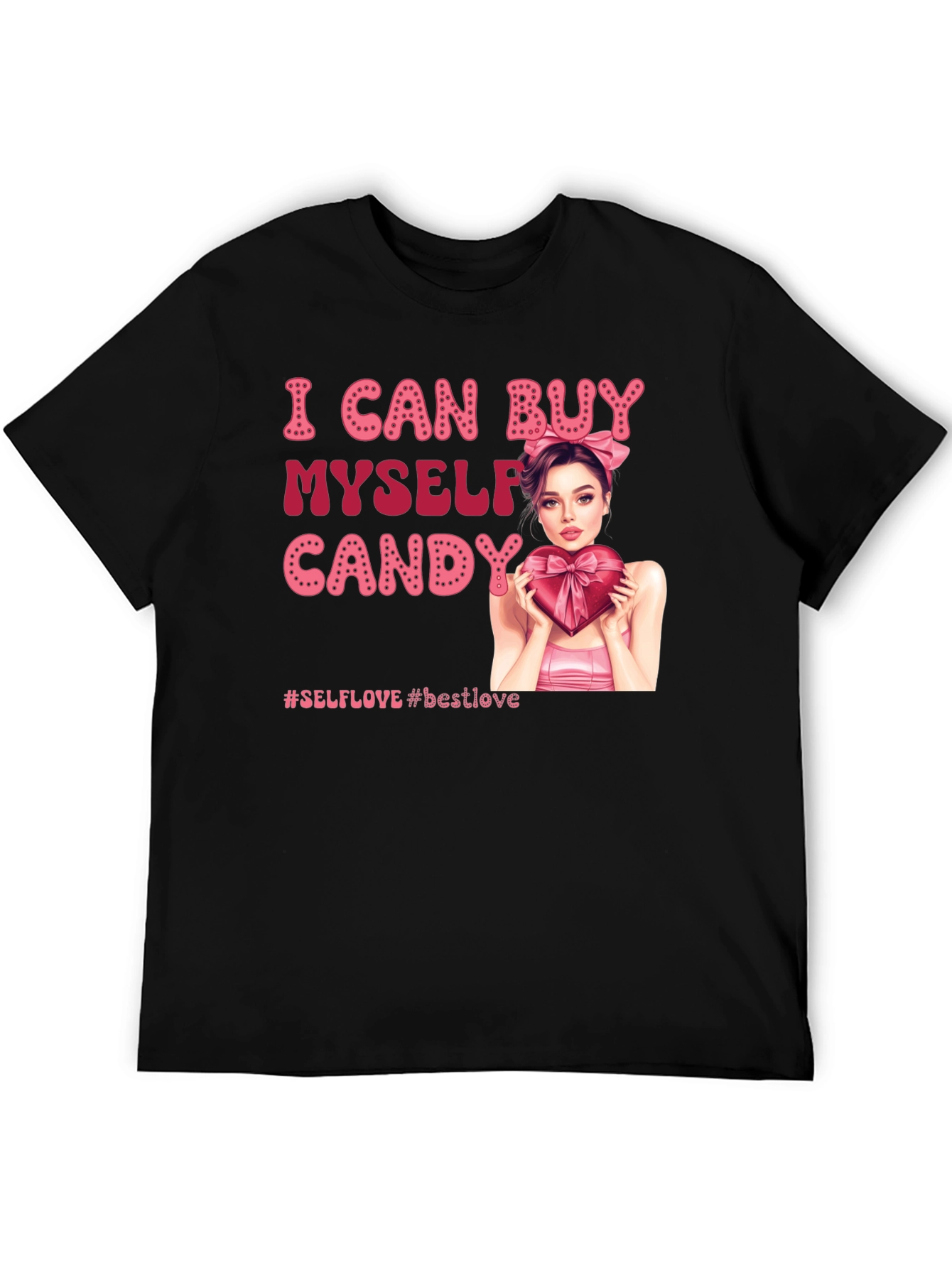 Black I Can Buy Myself Candy Graphic Tee view 5