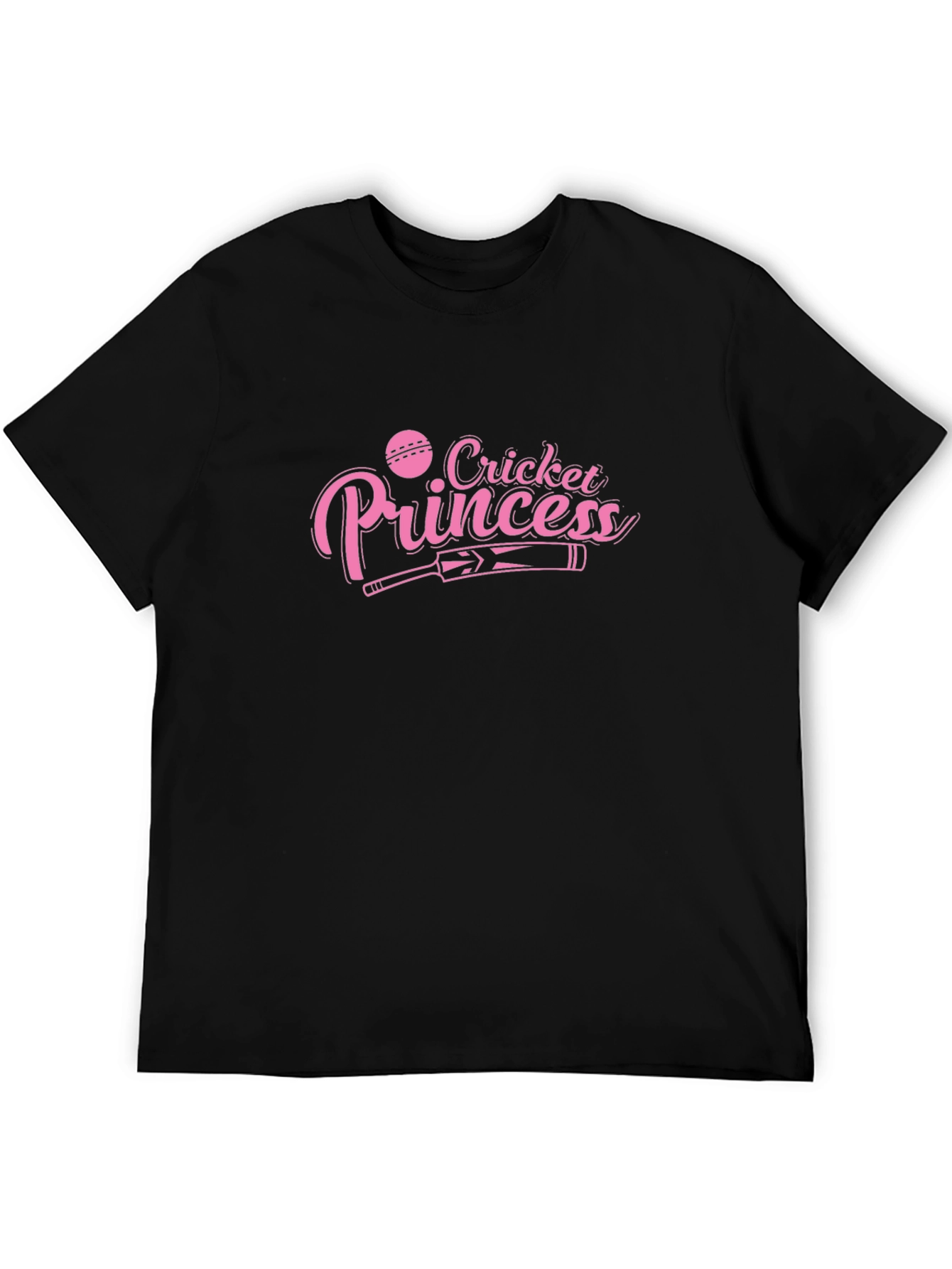 Black Cricket Princess Graphic T-Shirt view 5