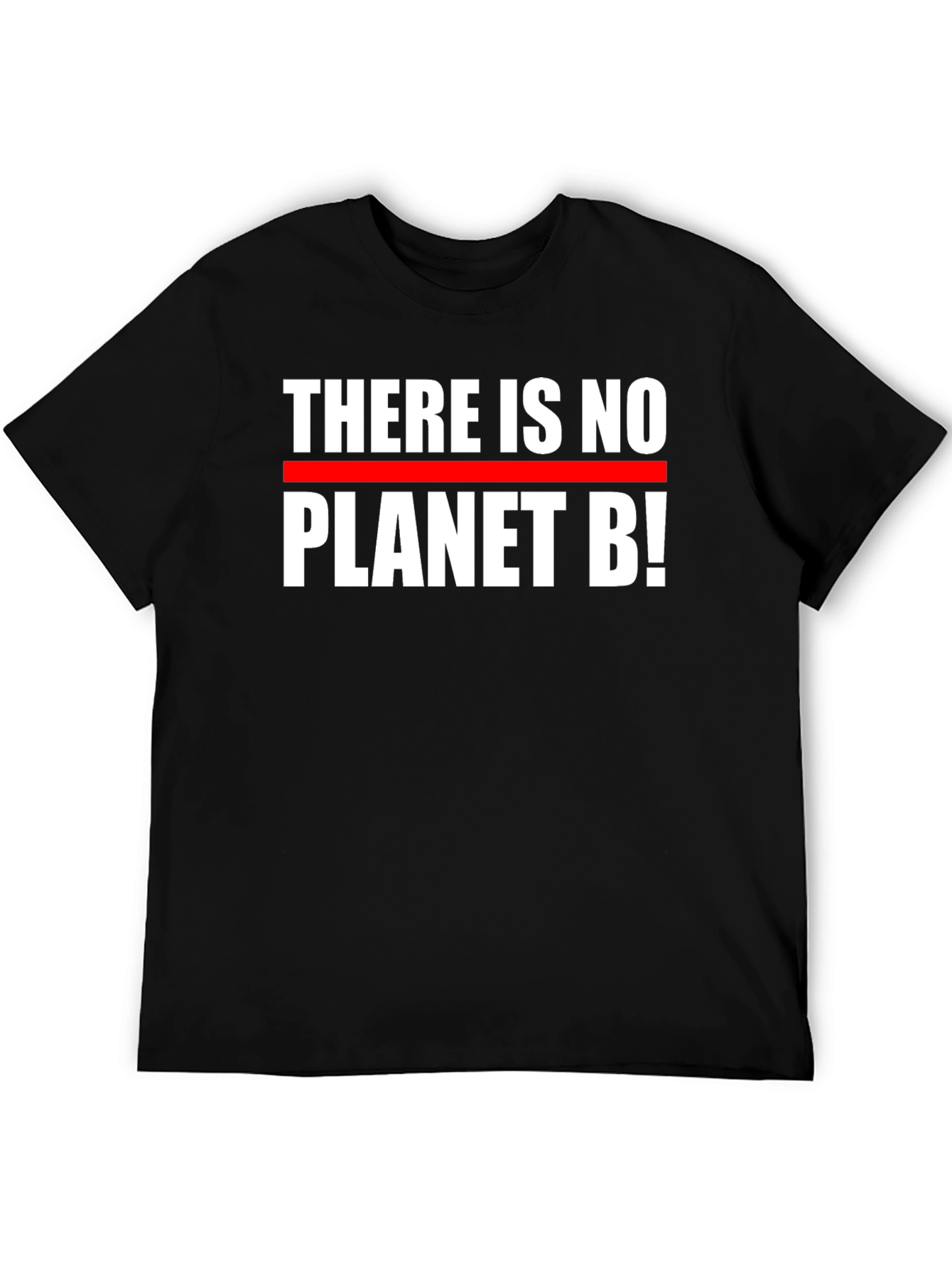 Black There is No Planet B! Graphic Tee view 5