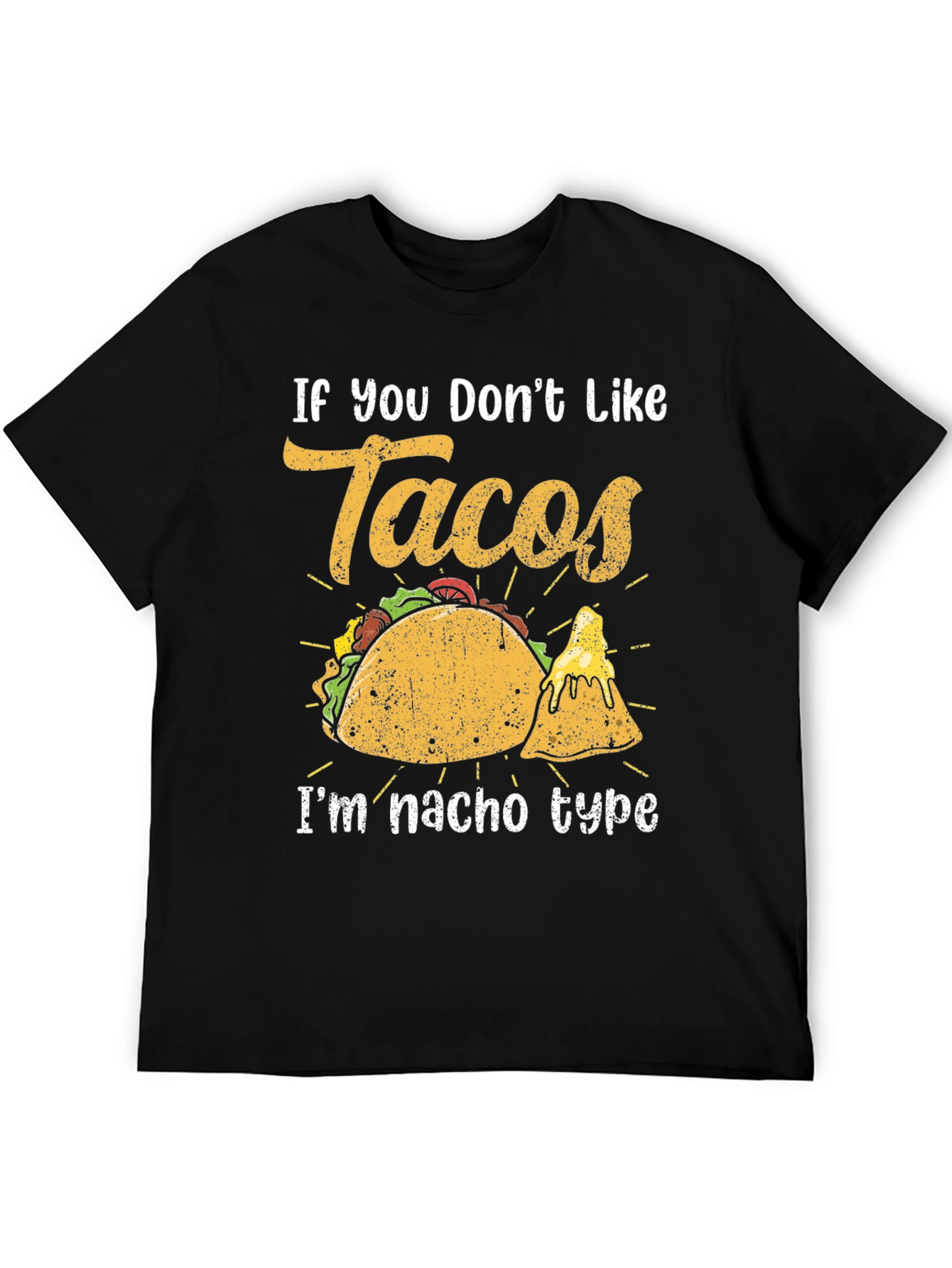 Black Taco Lover T-Shirt - If You Don't Like Tacos view 5