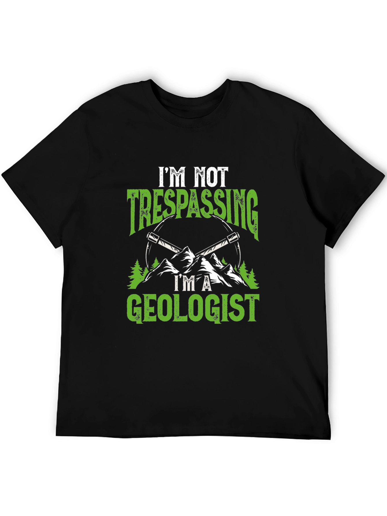 Black Geologist T-Shirt - Funny Geology Tee for Rock Lovers! view 5