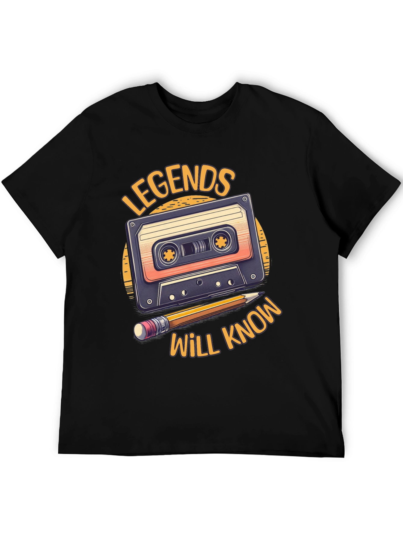 Black Legends Cassette Tape T-Shirt view 5