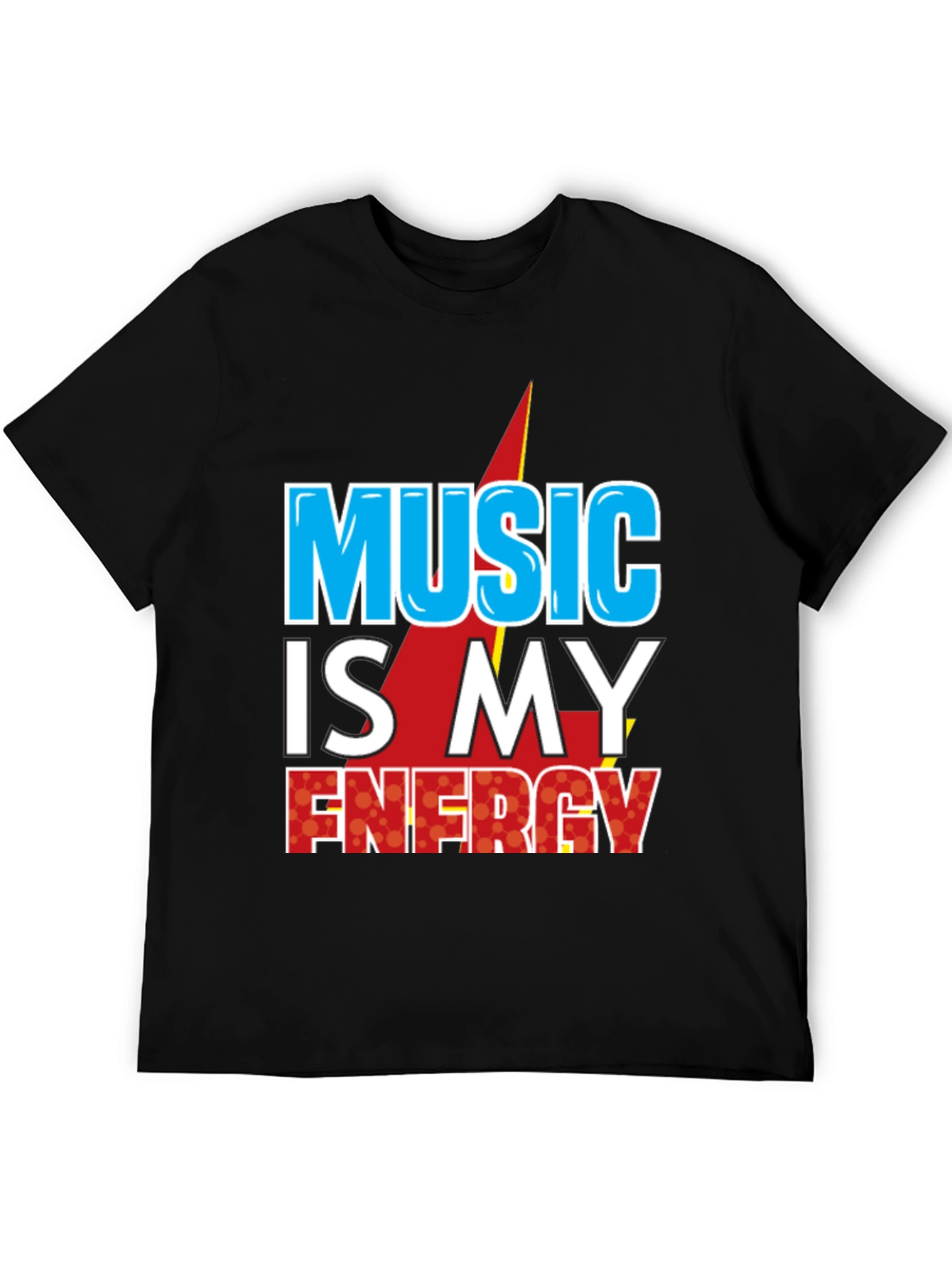Black Music is My Energy Graphic Tee - Black view 5