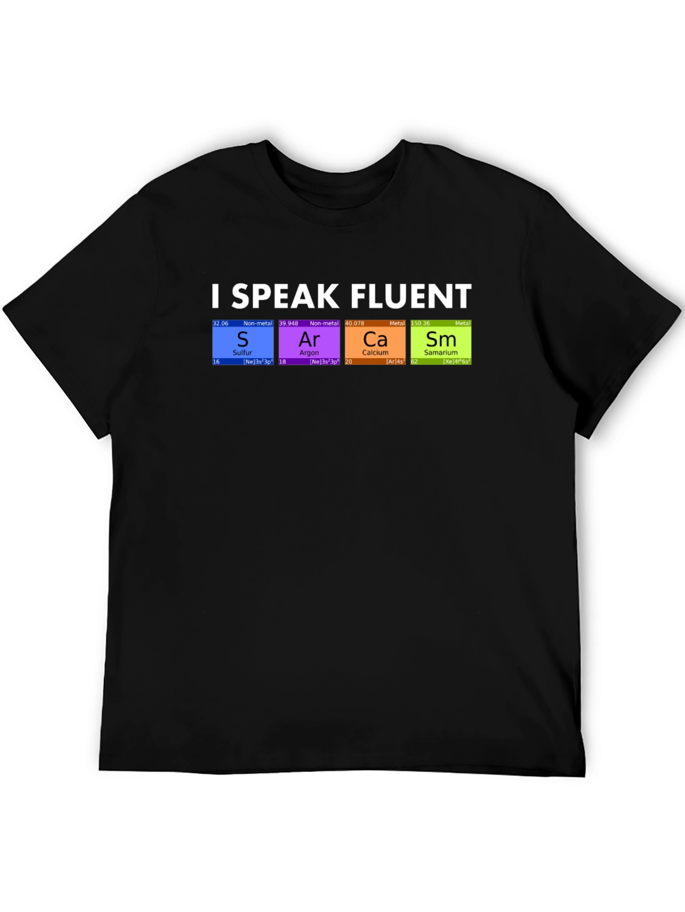 Black I Speak Fluent SArCaSm T-Shirt view 5