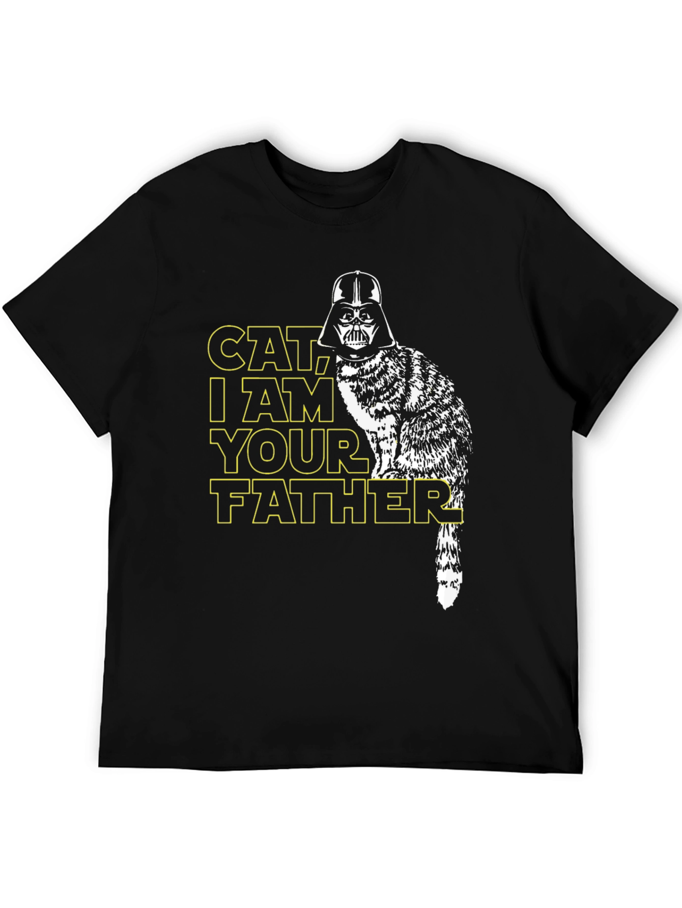 Black Cat I Am Your Father Graphic Tee view 5