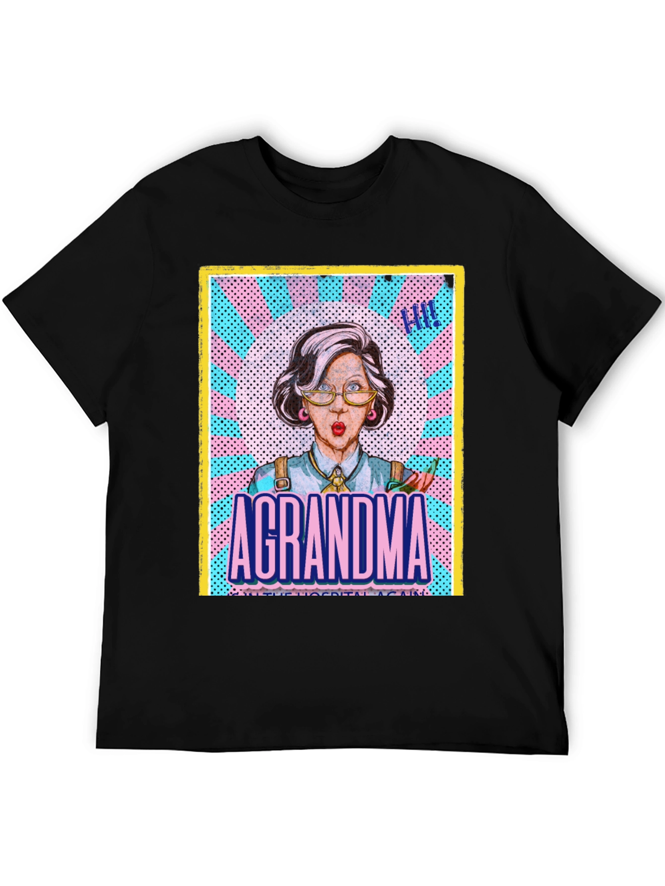 Black A GRANDMA T-Shirt - Unisex view 5