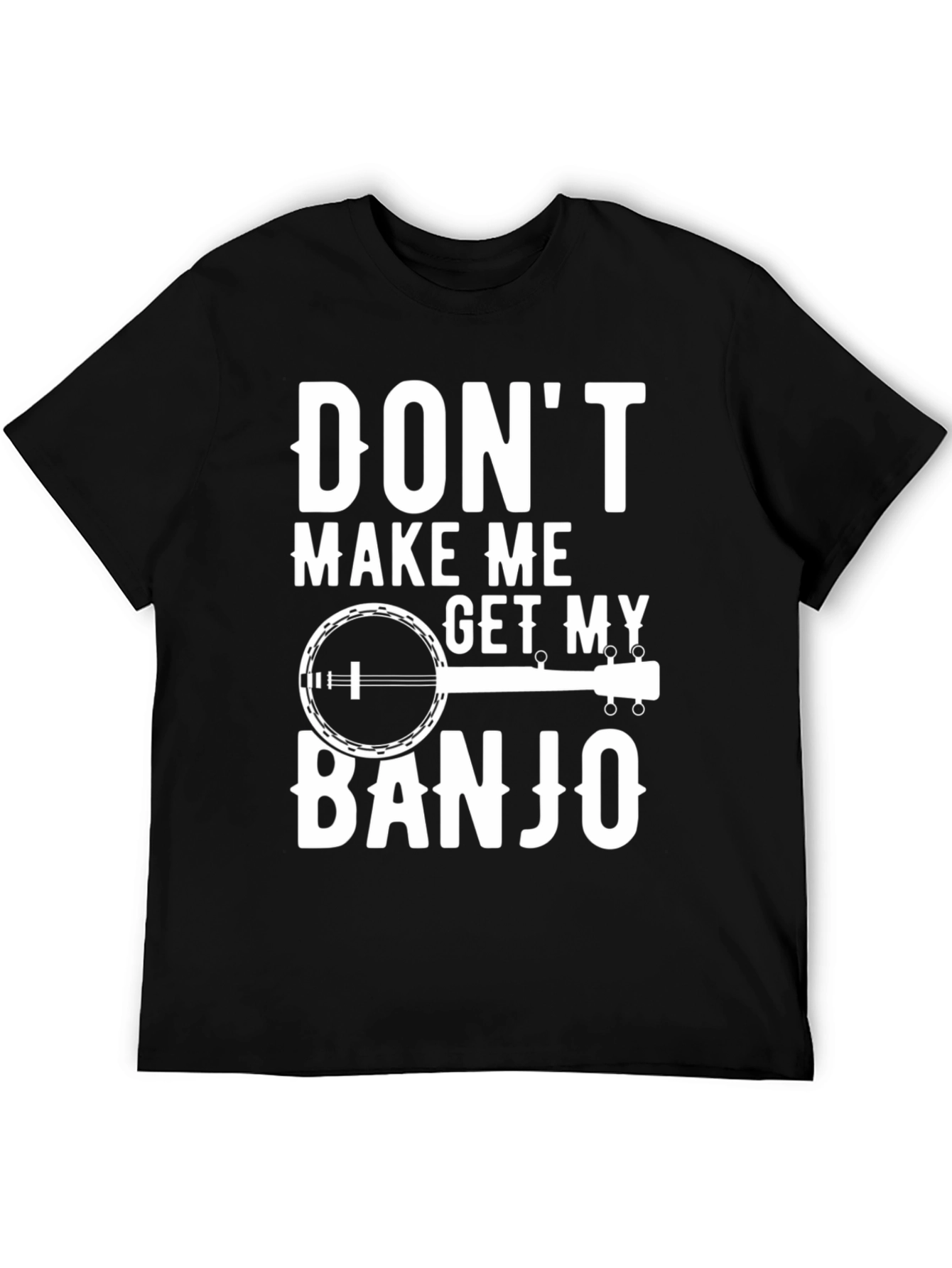 Black Don't Make Me Get My Banjo T-Shirt view 5