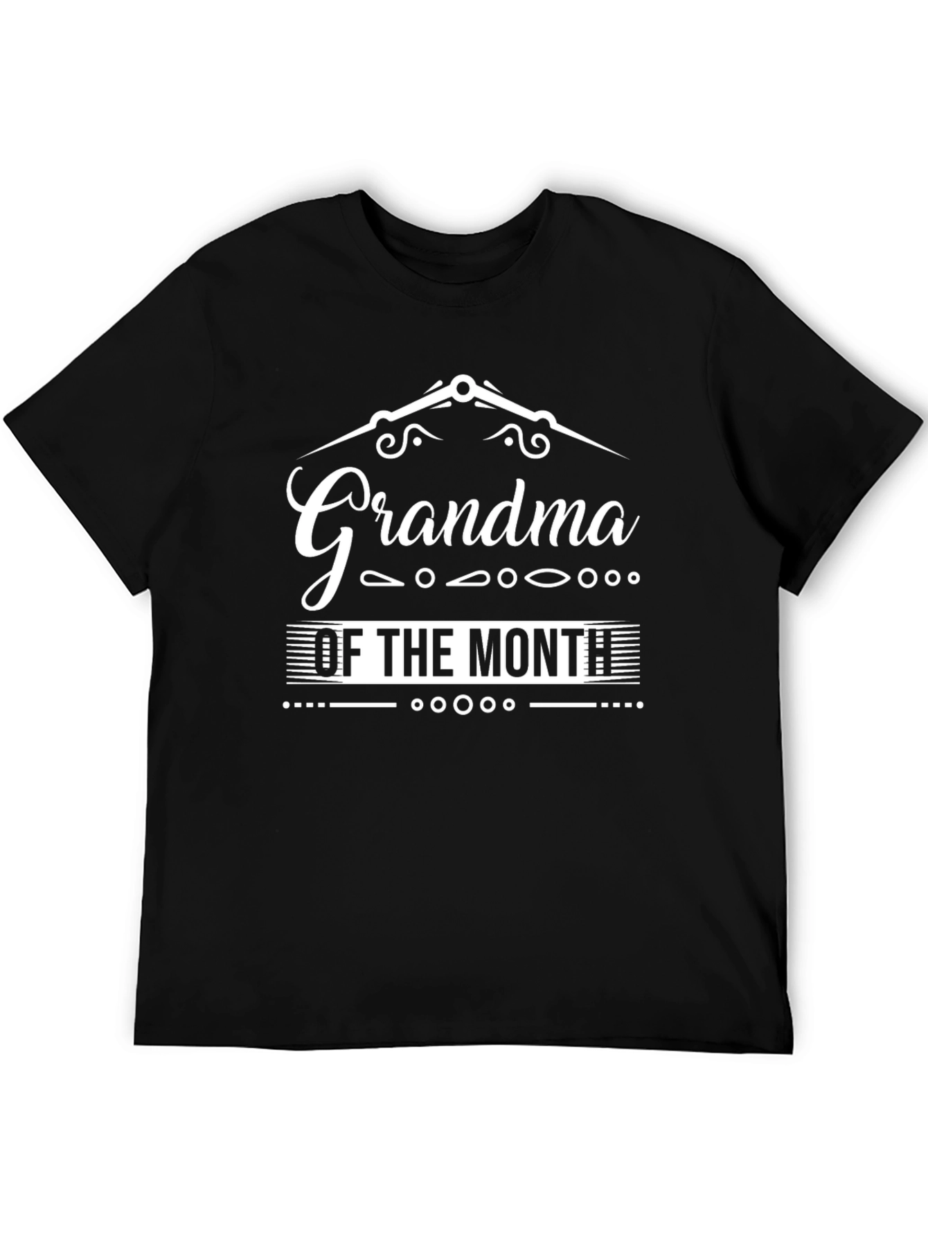 Black Grandma Of The Month Graphic T-Shirt view 5