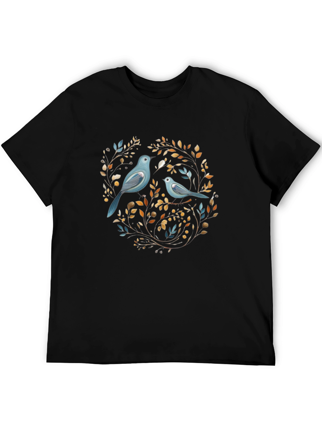 Black Birds & Branches Graphic Tee - Stylish Comfort view 5