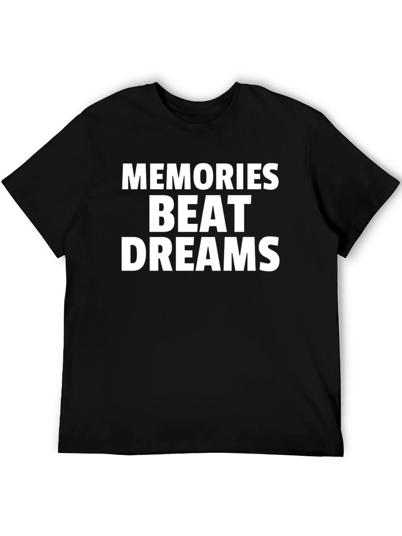 Black Memories Beat Dreams Graphic T-Shirt view 5