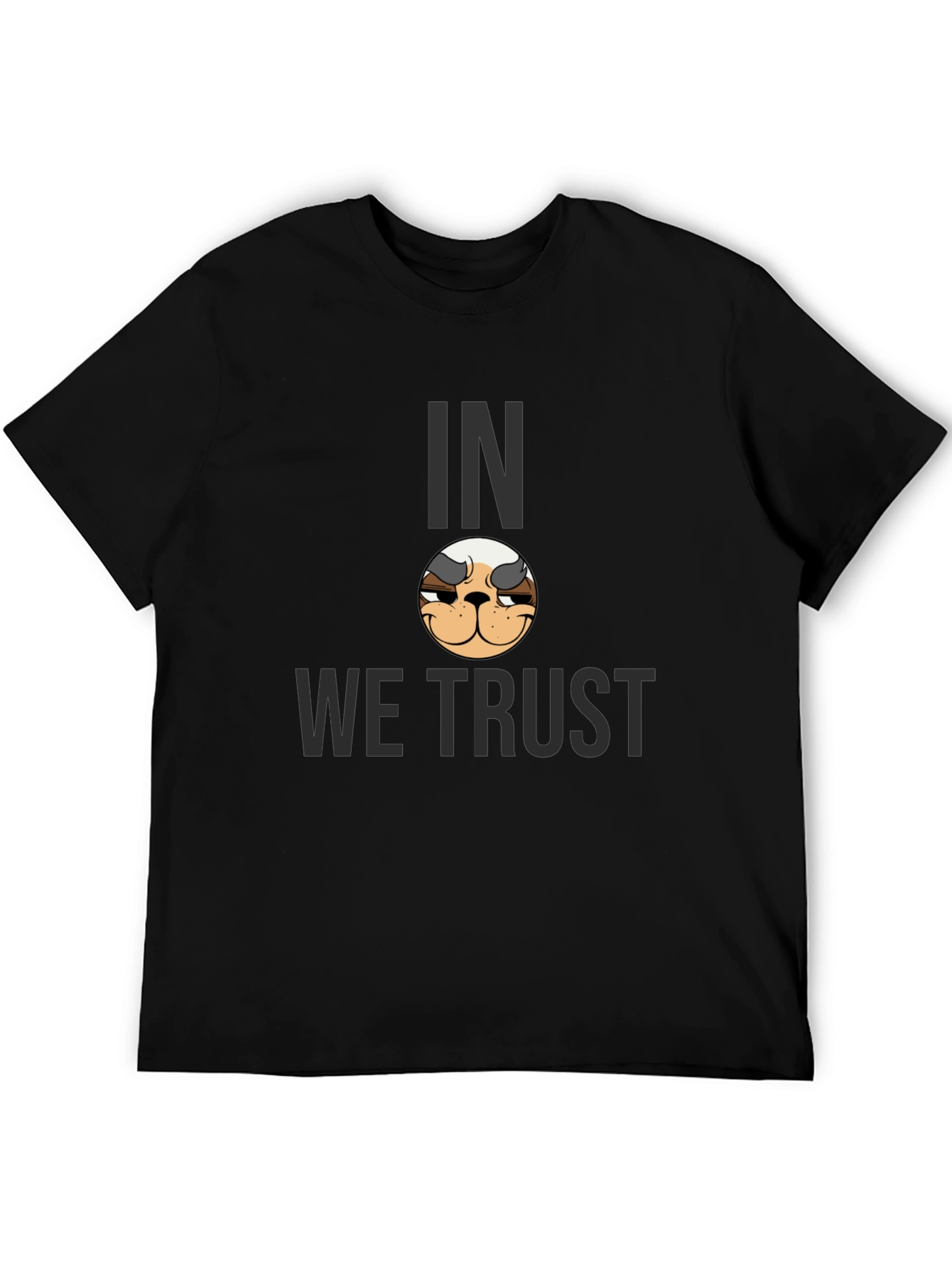 Black In Doge We Trust Graphic Tee - Black view 5