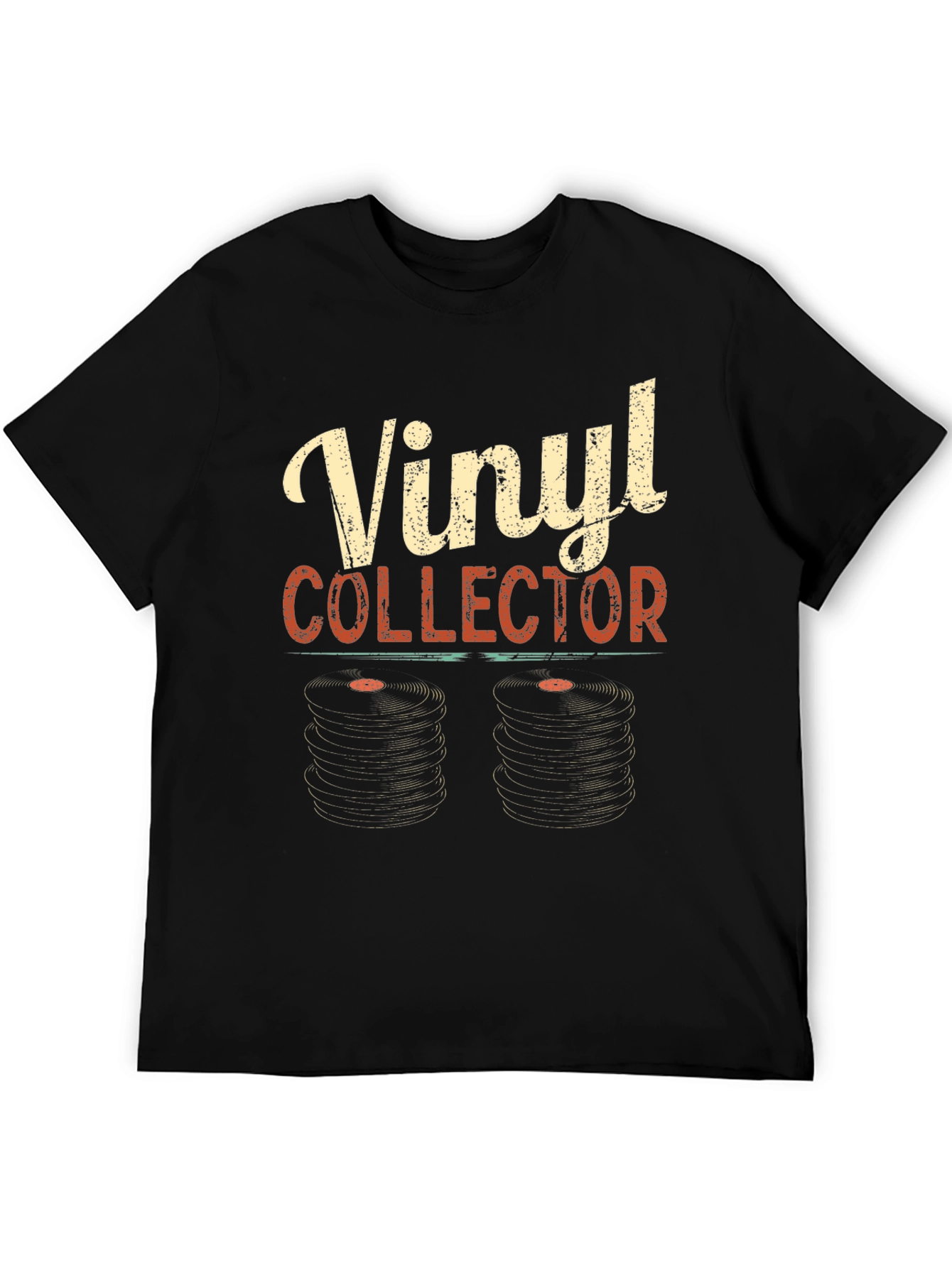 Black Vinyl Collector T-Shirt - Music Lover Gift view 5