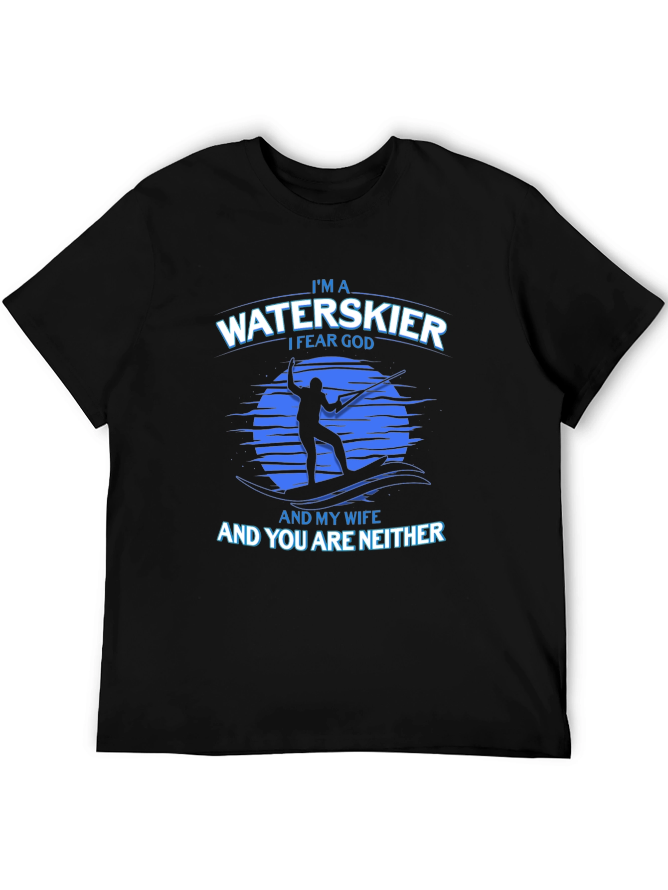 Black Waterskier I Fear God T-Shirt view 5