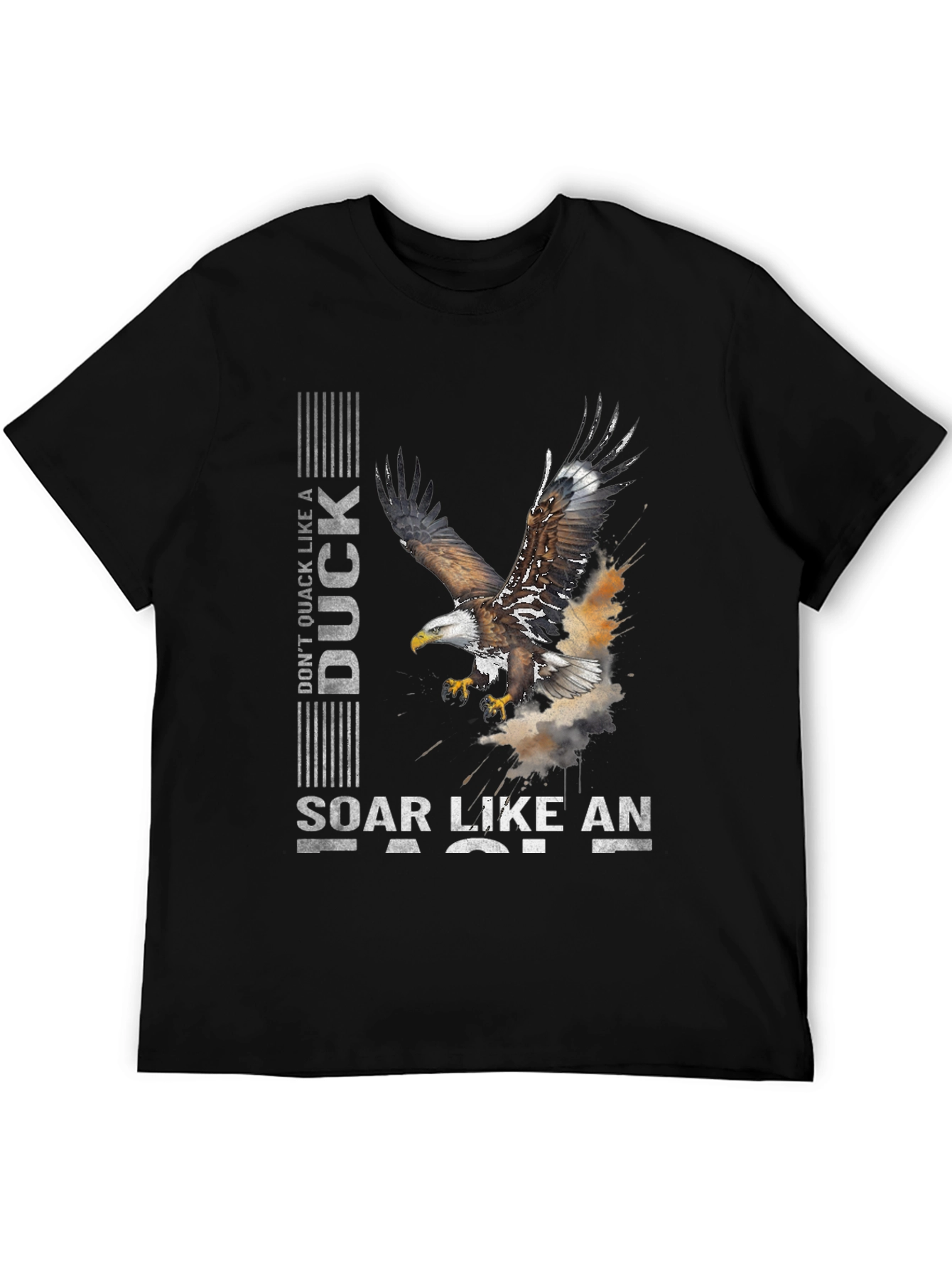 Black Don't Quack Like a Duck, Soar Like an Eagle Graphic Tee view 5