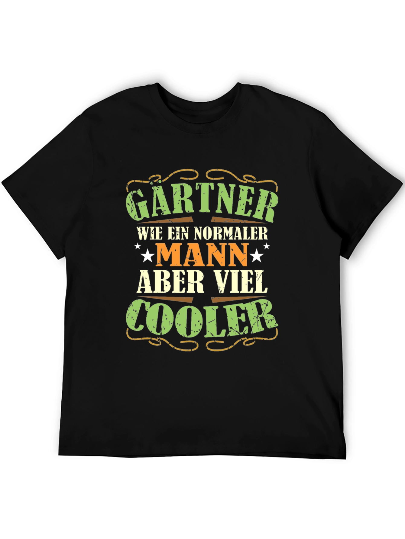 Black Gardener Cooler T-Shirt view 5