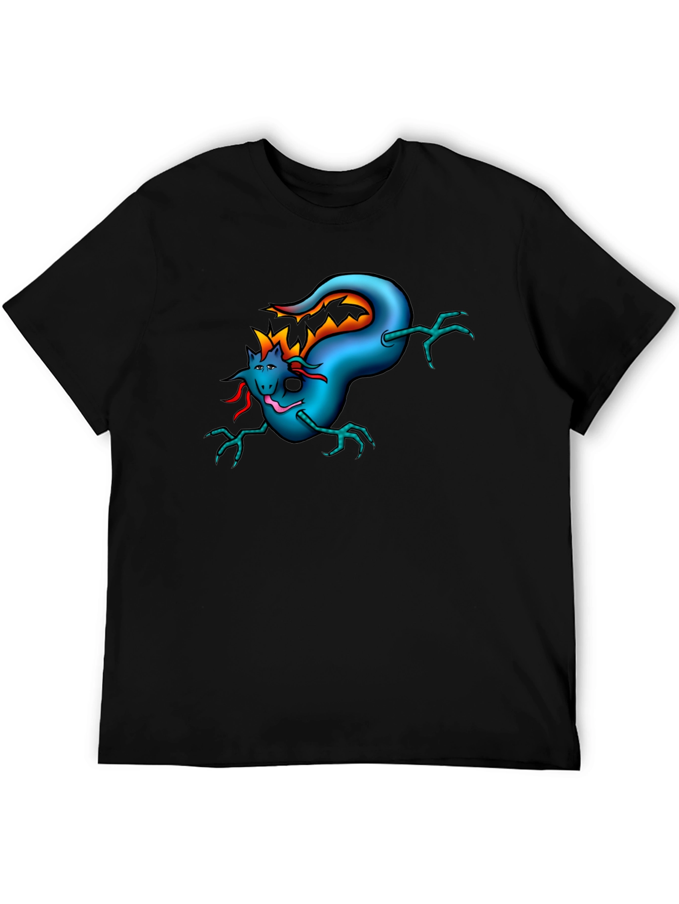 Black Monster Graphic T-Shirt - Soft Cotton Blend view 5
