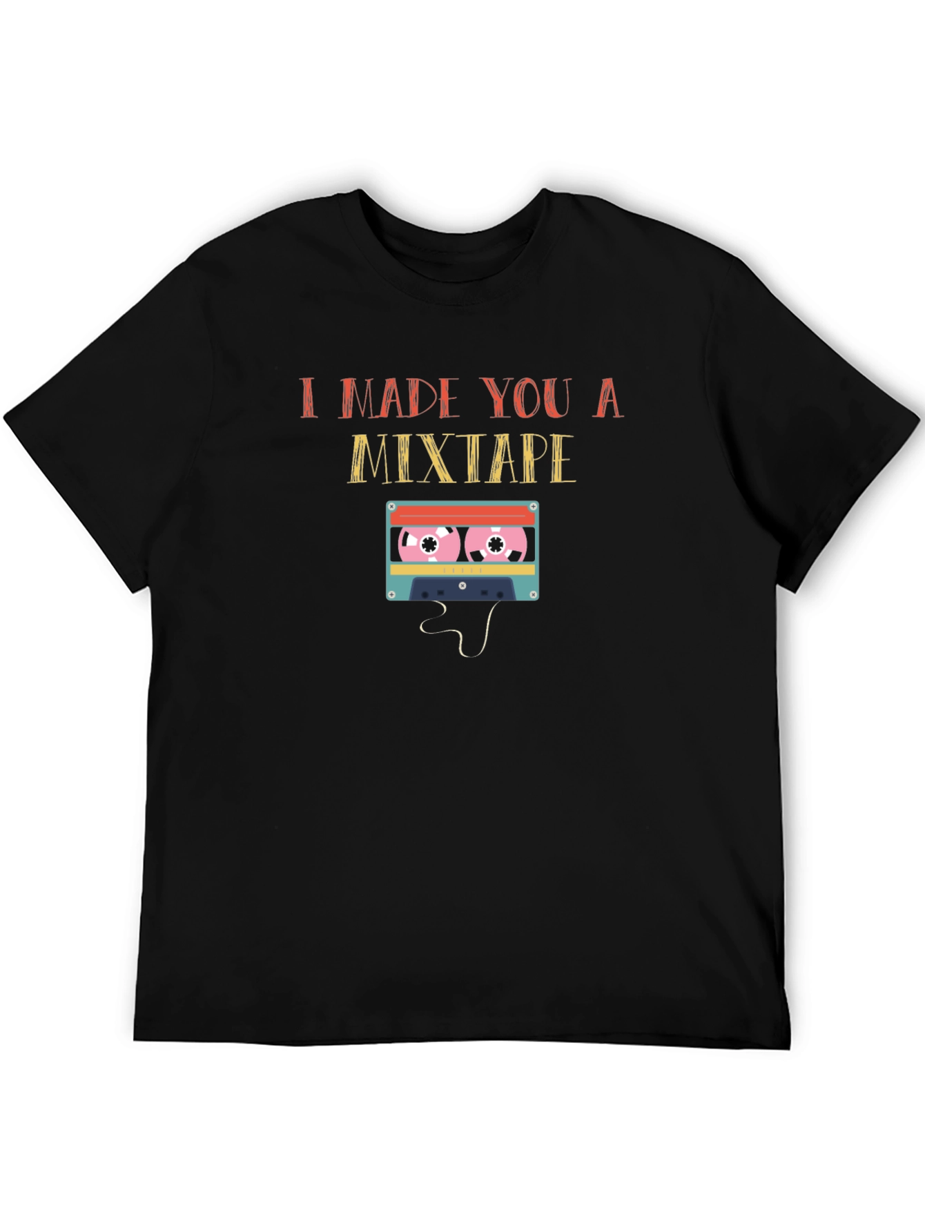 Black I Made You A Mixtape Graphic Tee view 5