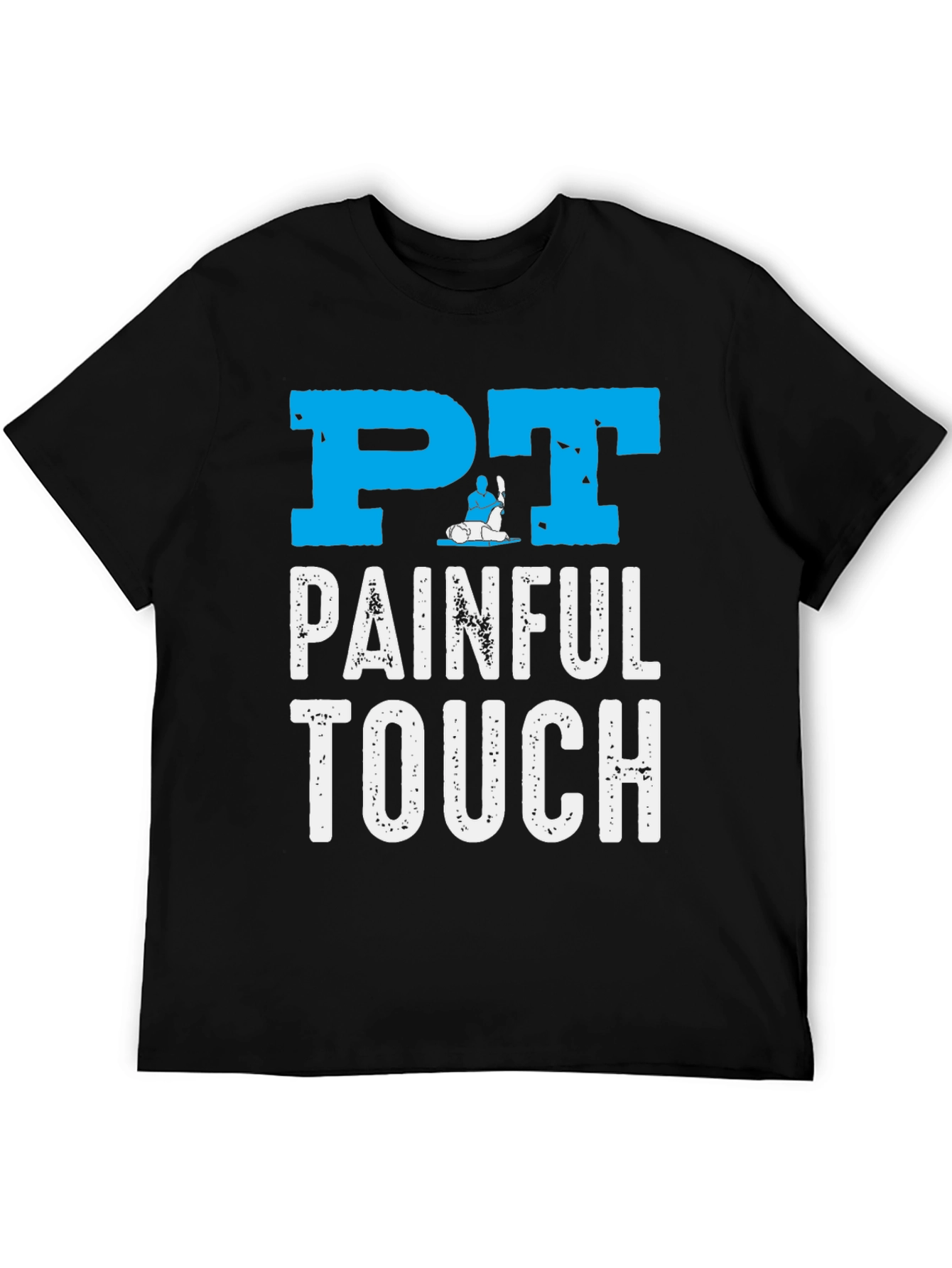 Black PT Painful Touch Graphic Tee - Physical Therapy Shirt view 5