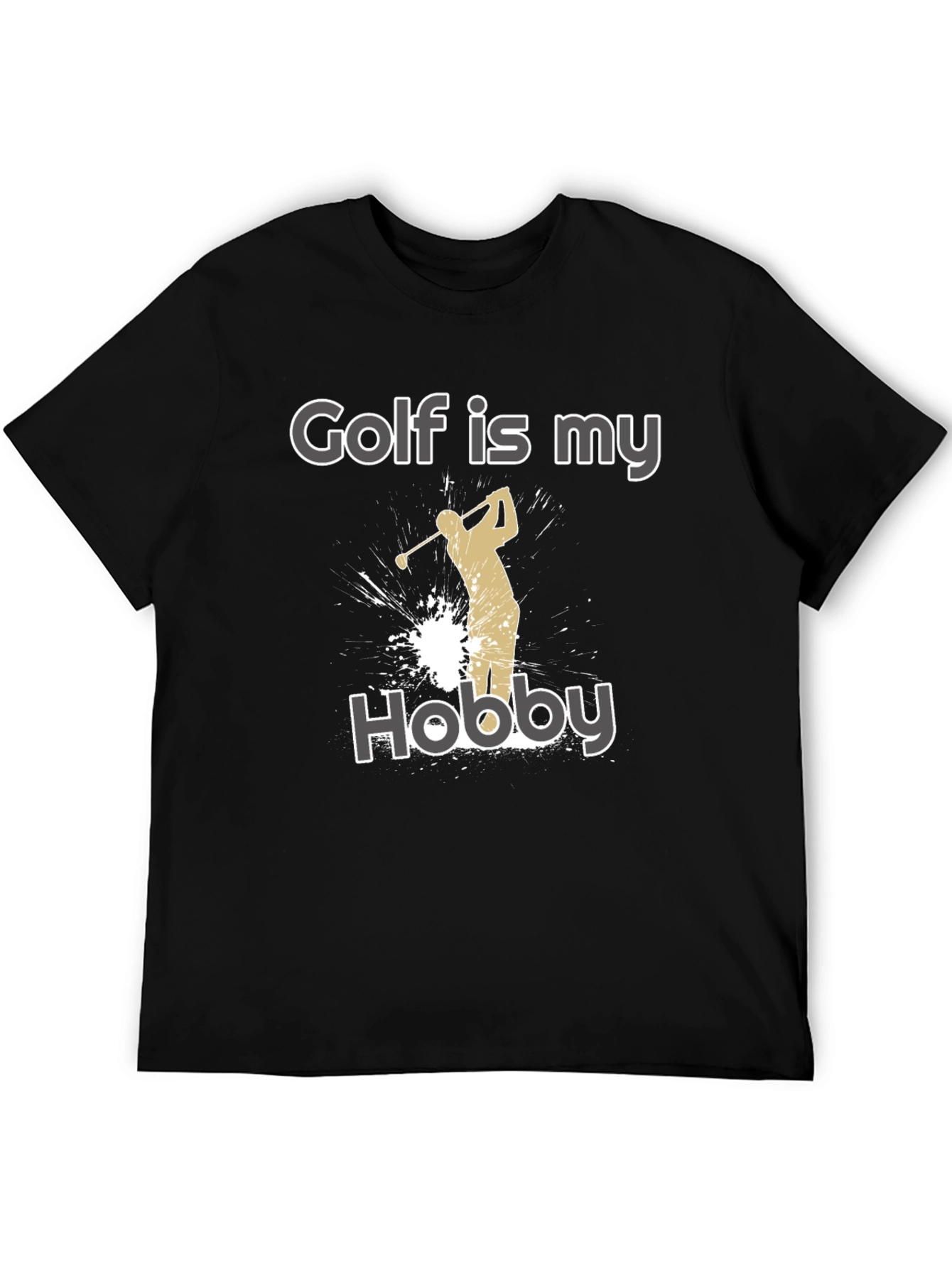 Black Golf is My Hobby Tee - Golfer's Favorite Shirt view 5