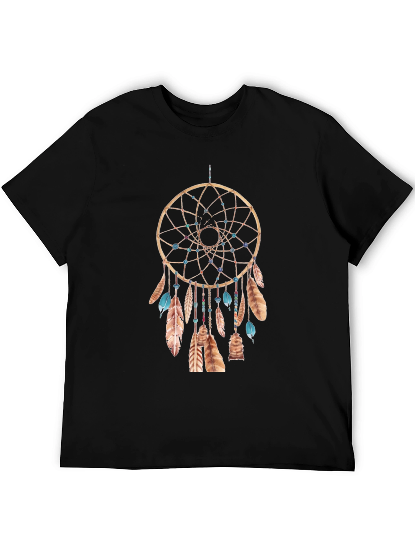 Black Dreamcatcher Graphic T-Shirt view 5