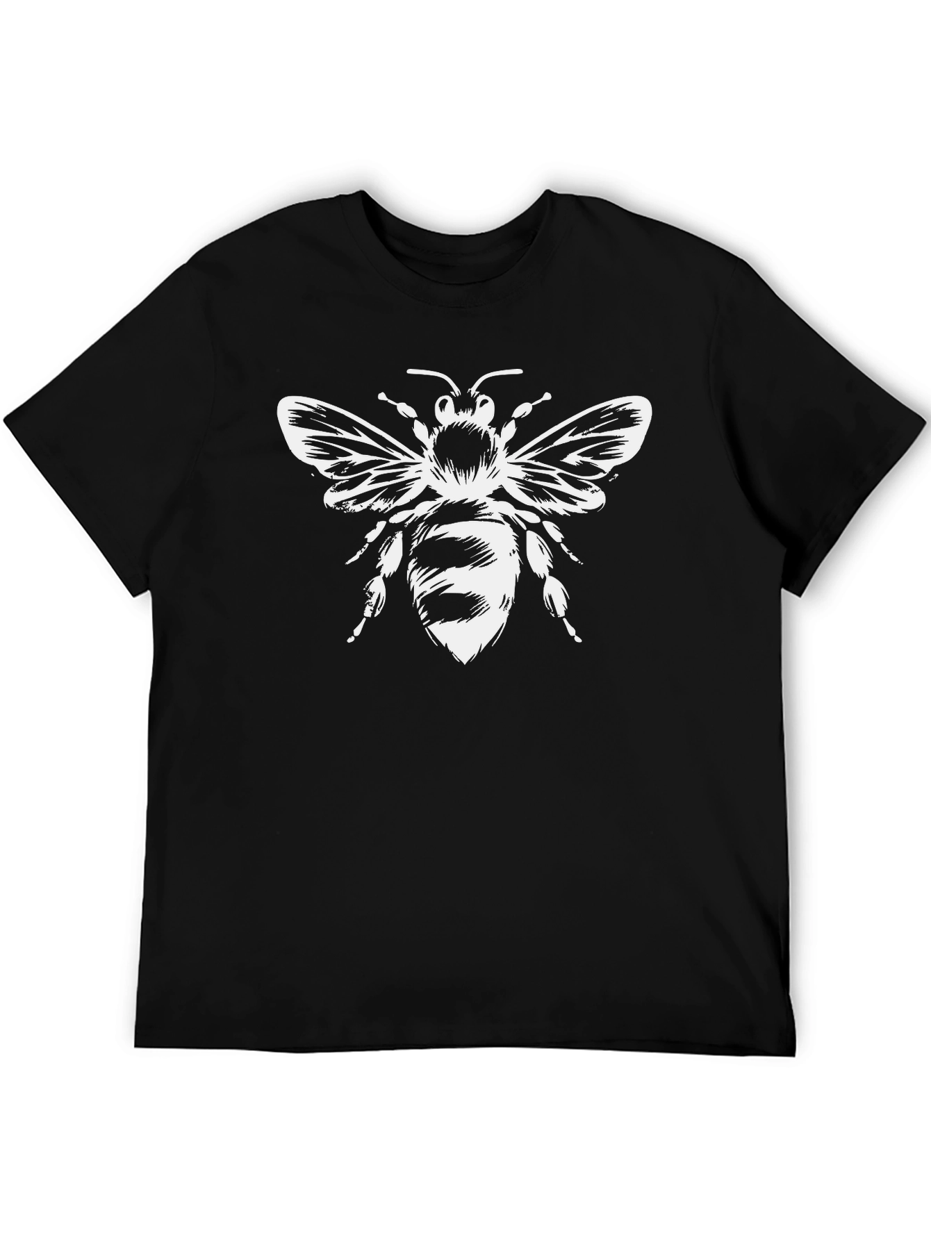 Black Black Bee Graphic Tee - Stylish Insect Design view 5