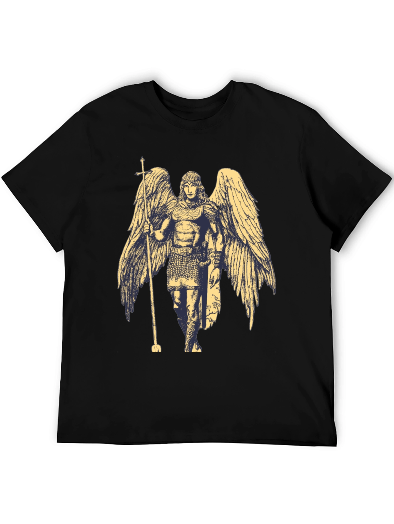 Black Angel Graphic Black T-Shirt view 5