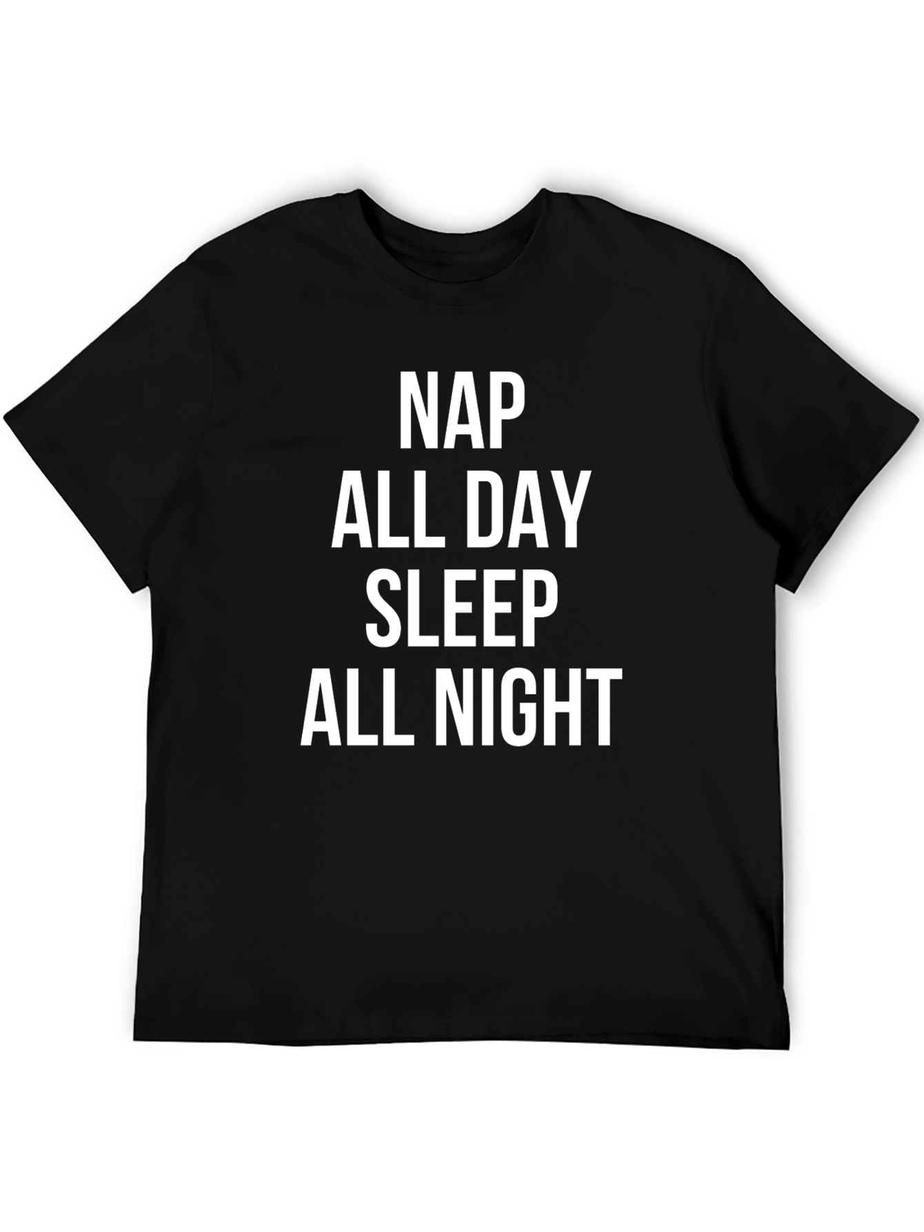 Black Nap All Day Sleep All Night Graphic Tee view 5