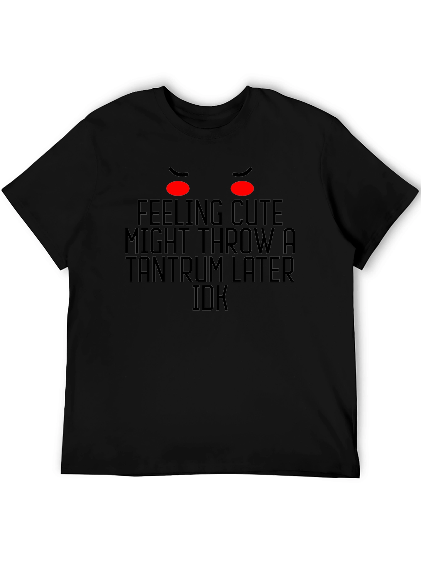 Black Feeling Cute Tantrum Graphic Tee view 5