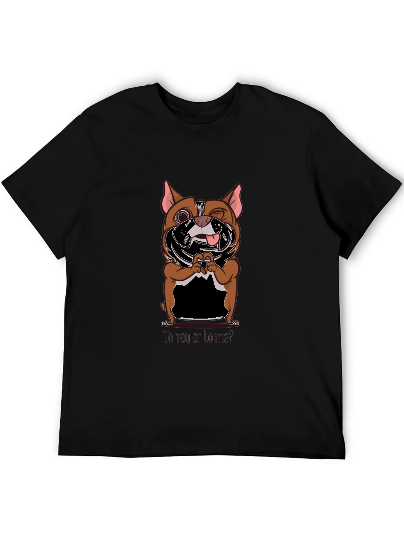 Black Gamer Dog Graphic T-Shirt view 5