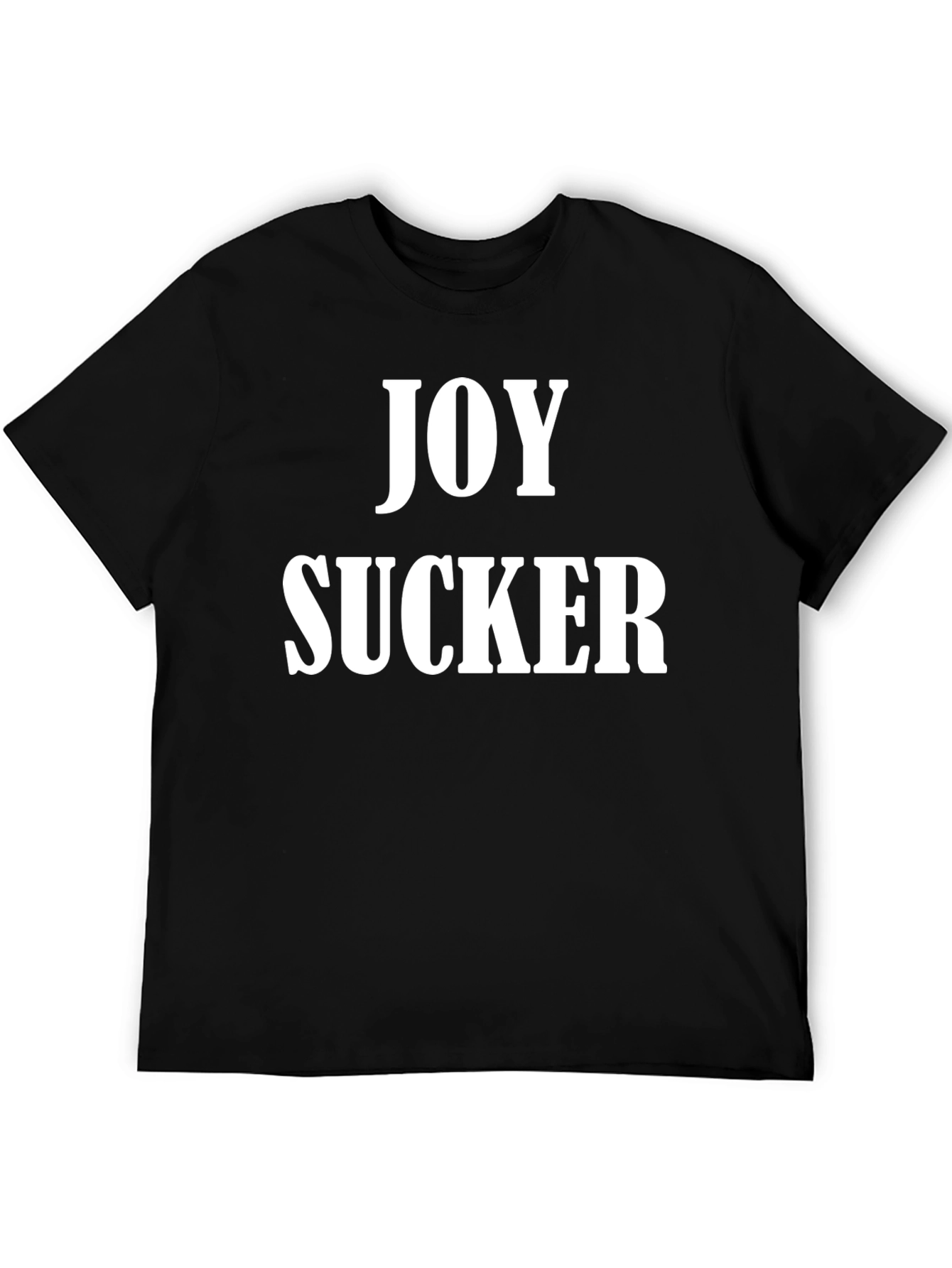 Black Joy Sucker Graphic Tee - Bold Statement T-Shirt view 5