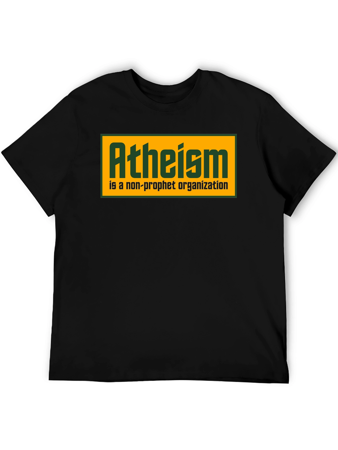 Black Atheism Non-Profit Graphic Tee - Mens view 5