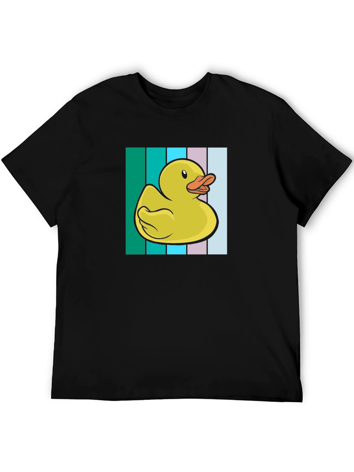 Black Rubber Duck T-Shirt - Fun and Quirky Design view 5