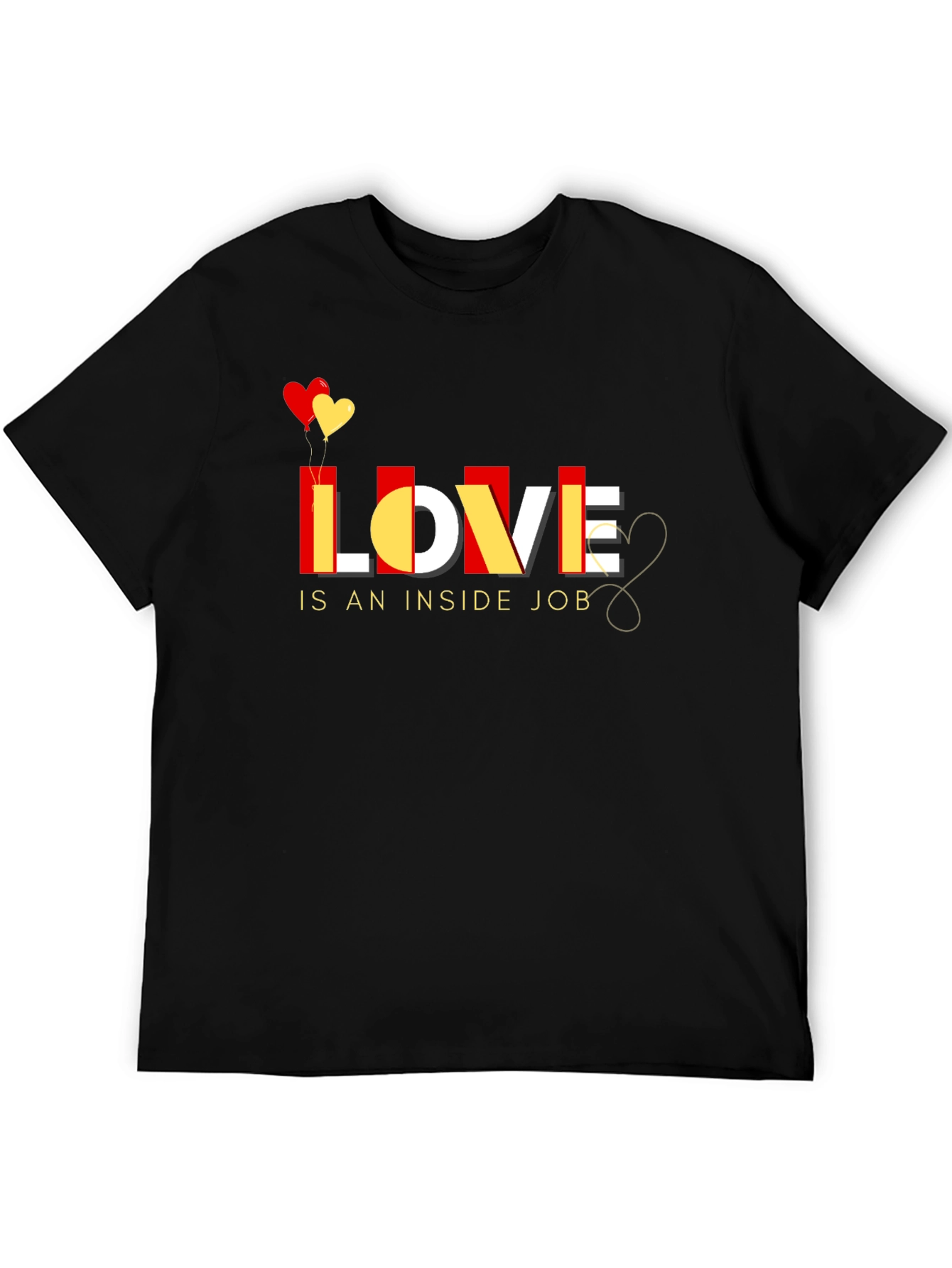 Black Love Is An Inside Job T-Shirt view 5
