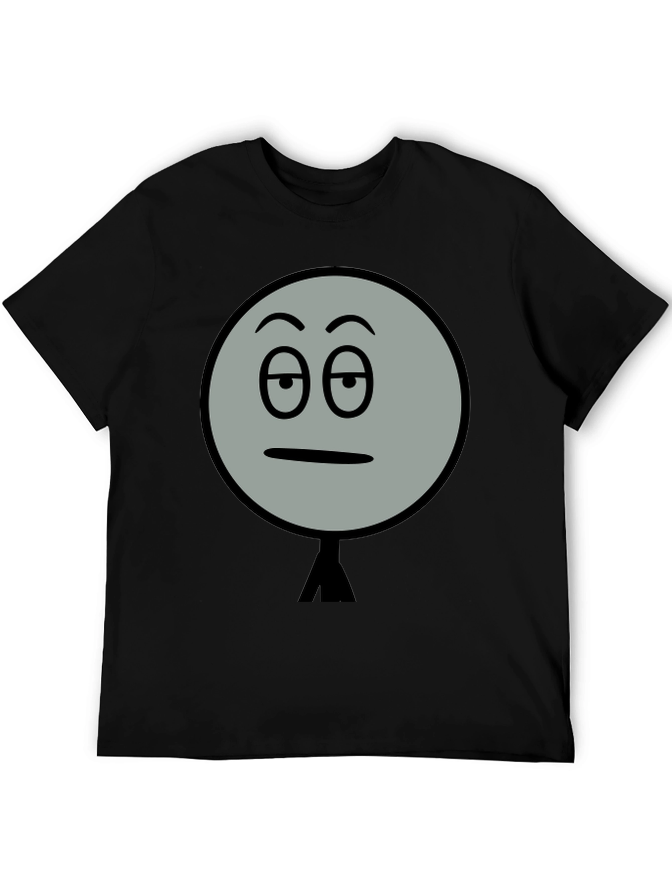 Black Sarcastic Mood T-Shirt - Funny Graphic Tee view 5