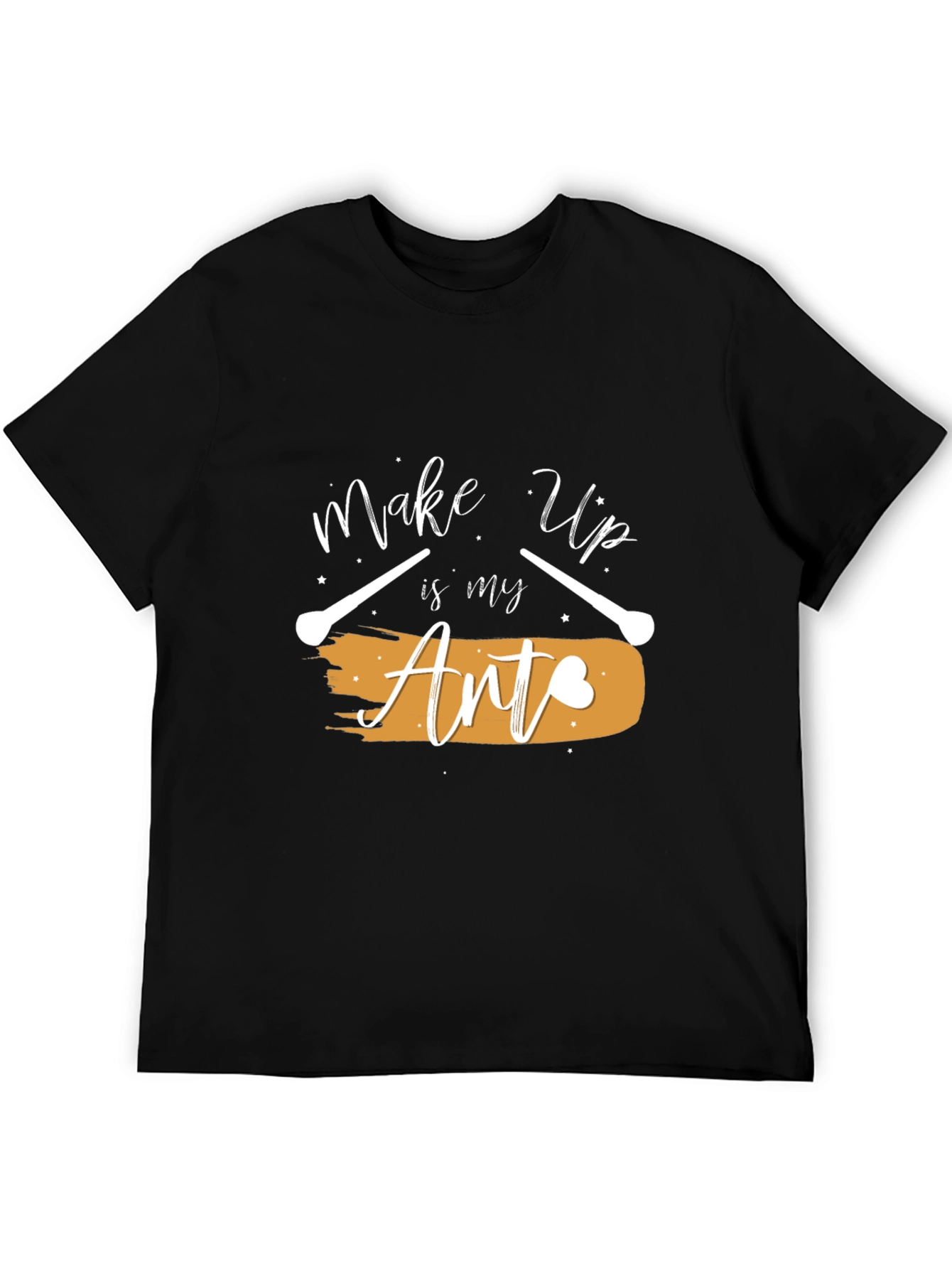 Black Makeup Artist T-Shirt - Stylish Graphic Tee view 5