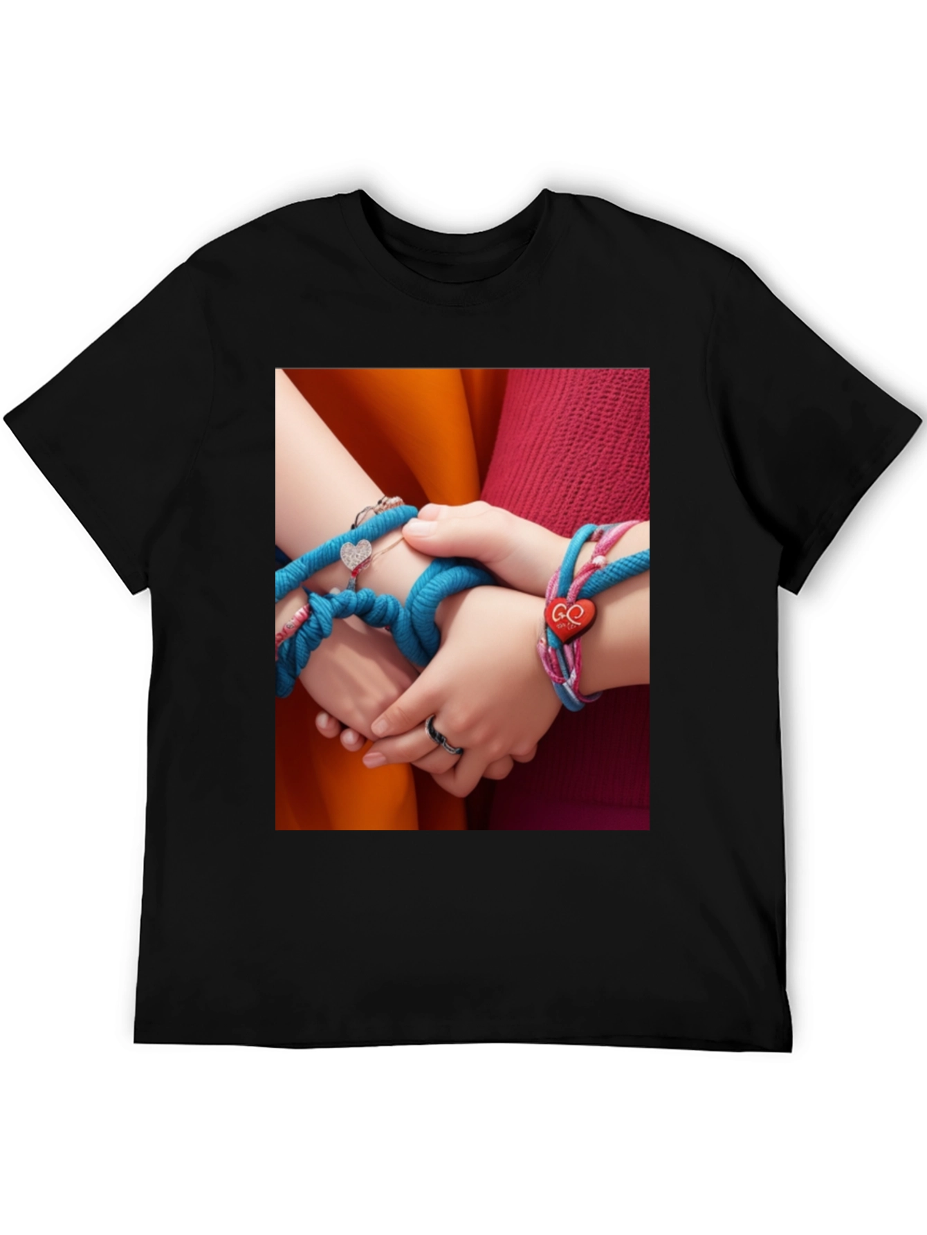 Black Heart String T-Shirt view 5