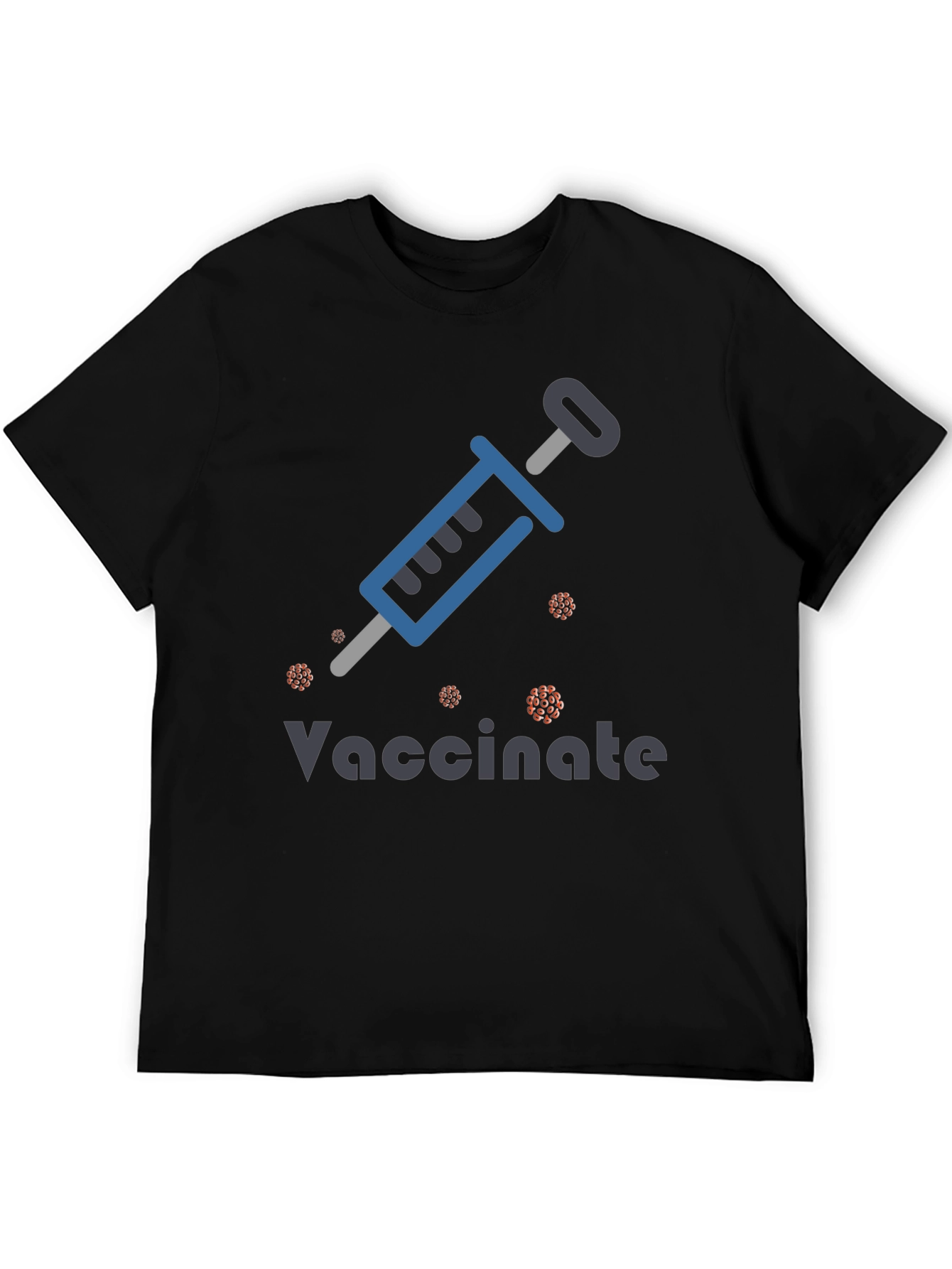 Black Vaccinate Graphic T-Shirt view 5
